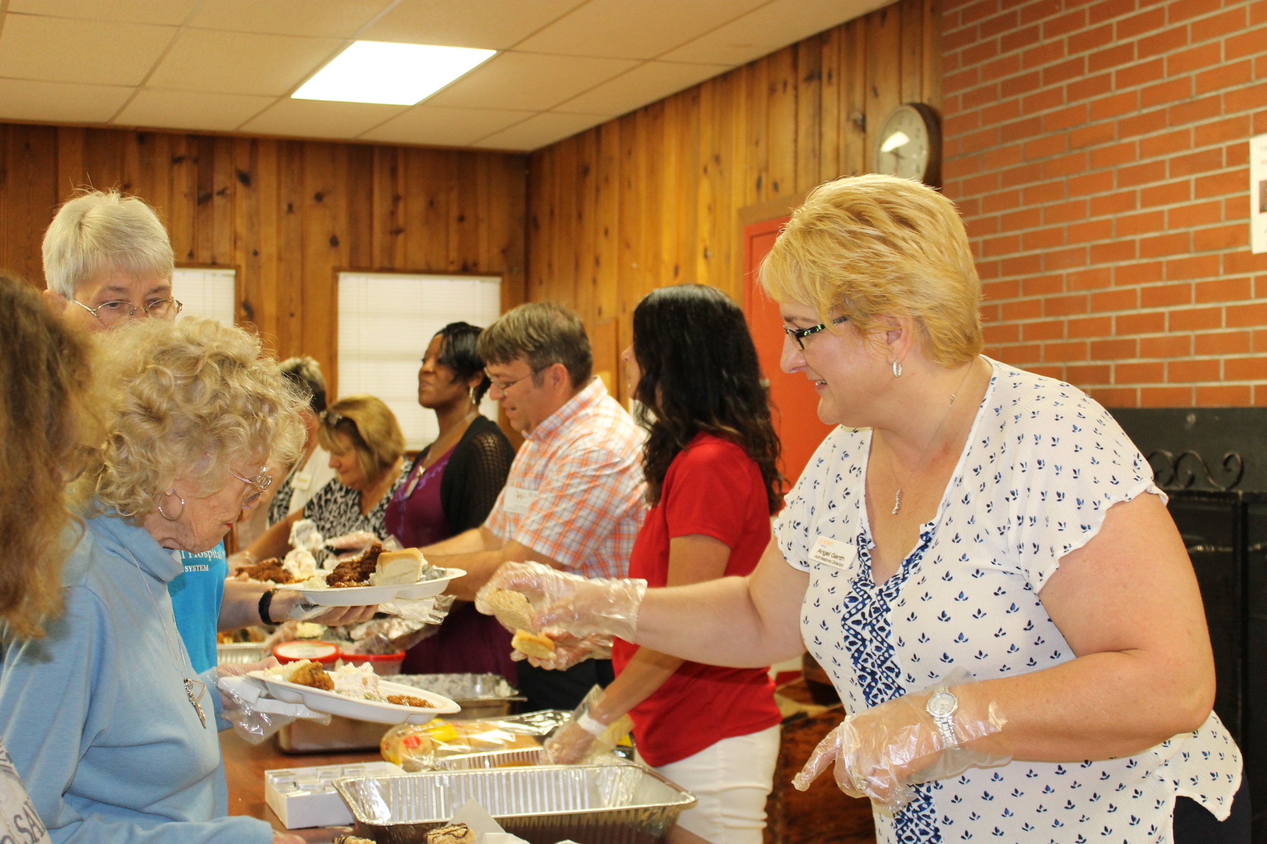 Image: More of our volunteers serving food