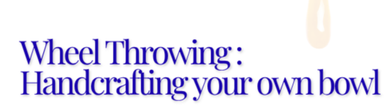 Pottery Art Program on April 16th from 2 - 4 pm