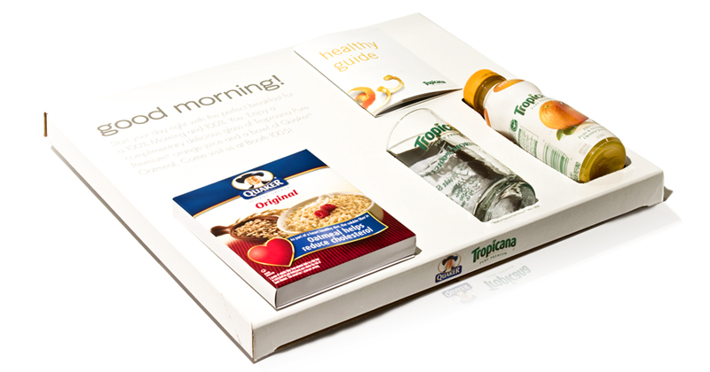 Trade Show Hotel Room Drop for Quaker / Tropicana