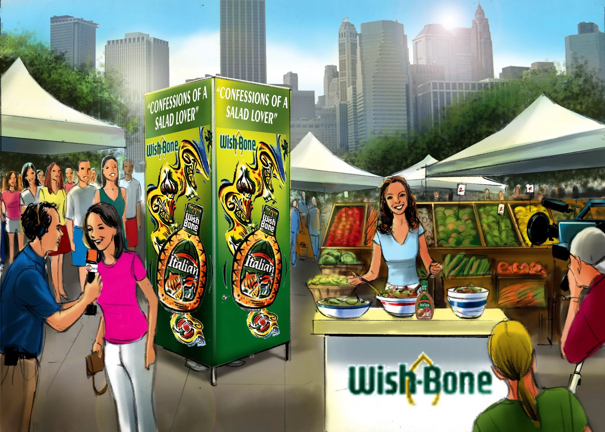Illustrated Event Rendering for Wish-Bone