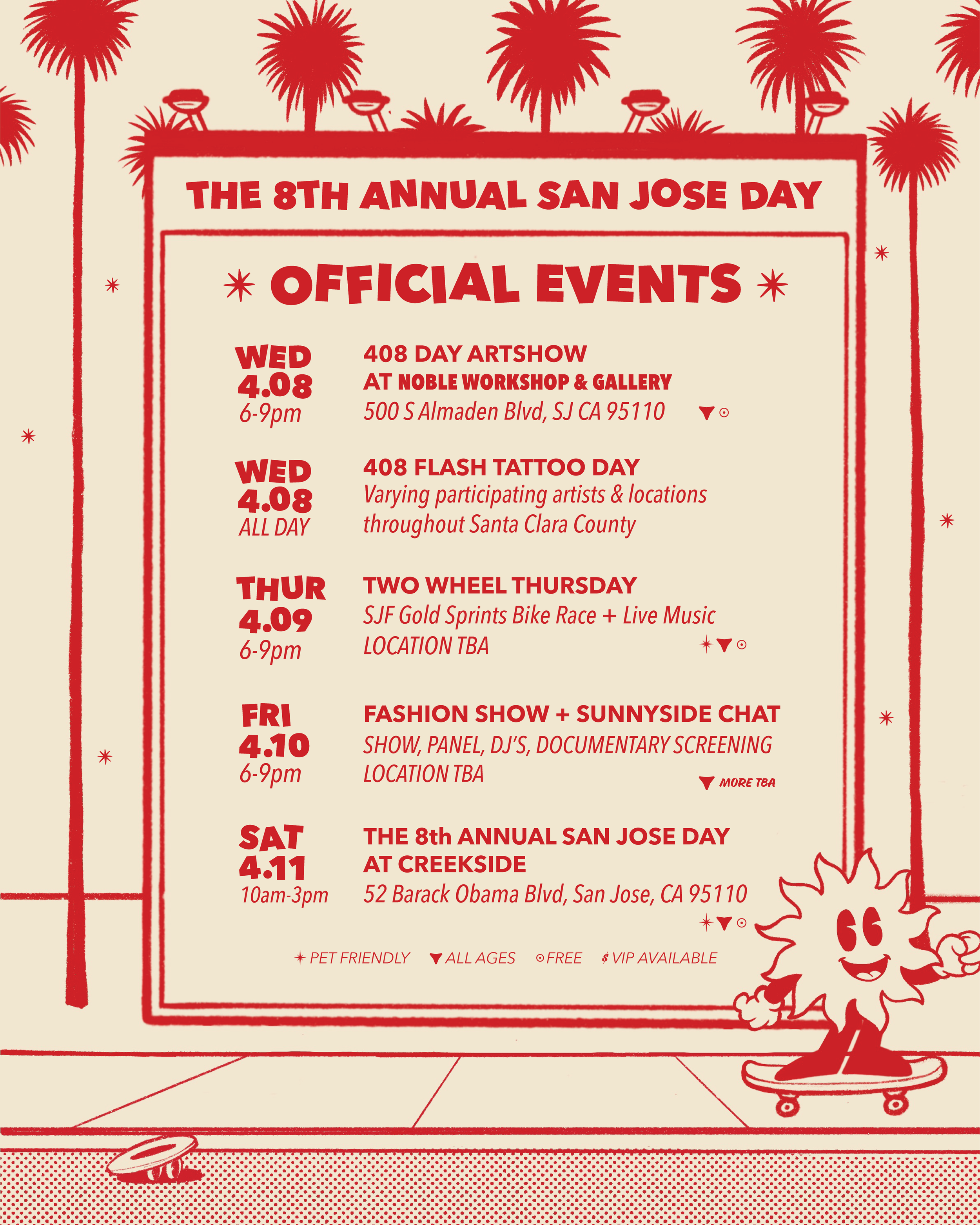San Jose Day 2026 - All Events Flyer