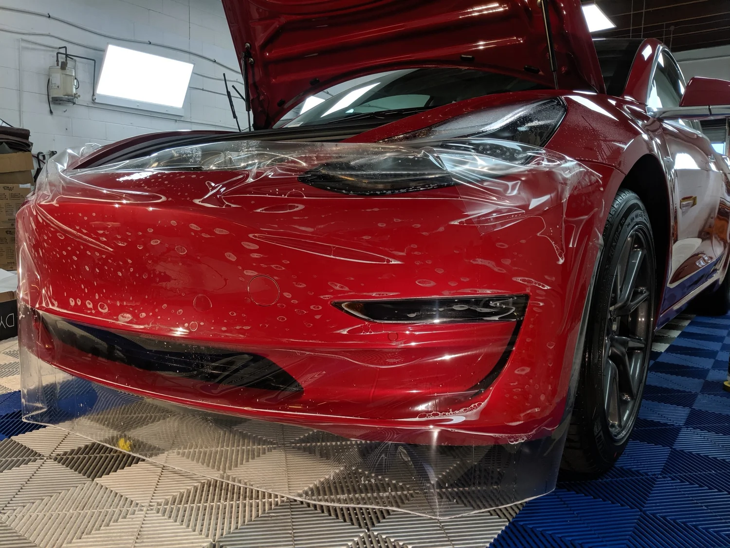 XPEL paint protection film installation