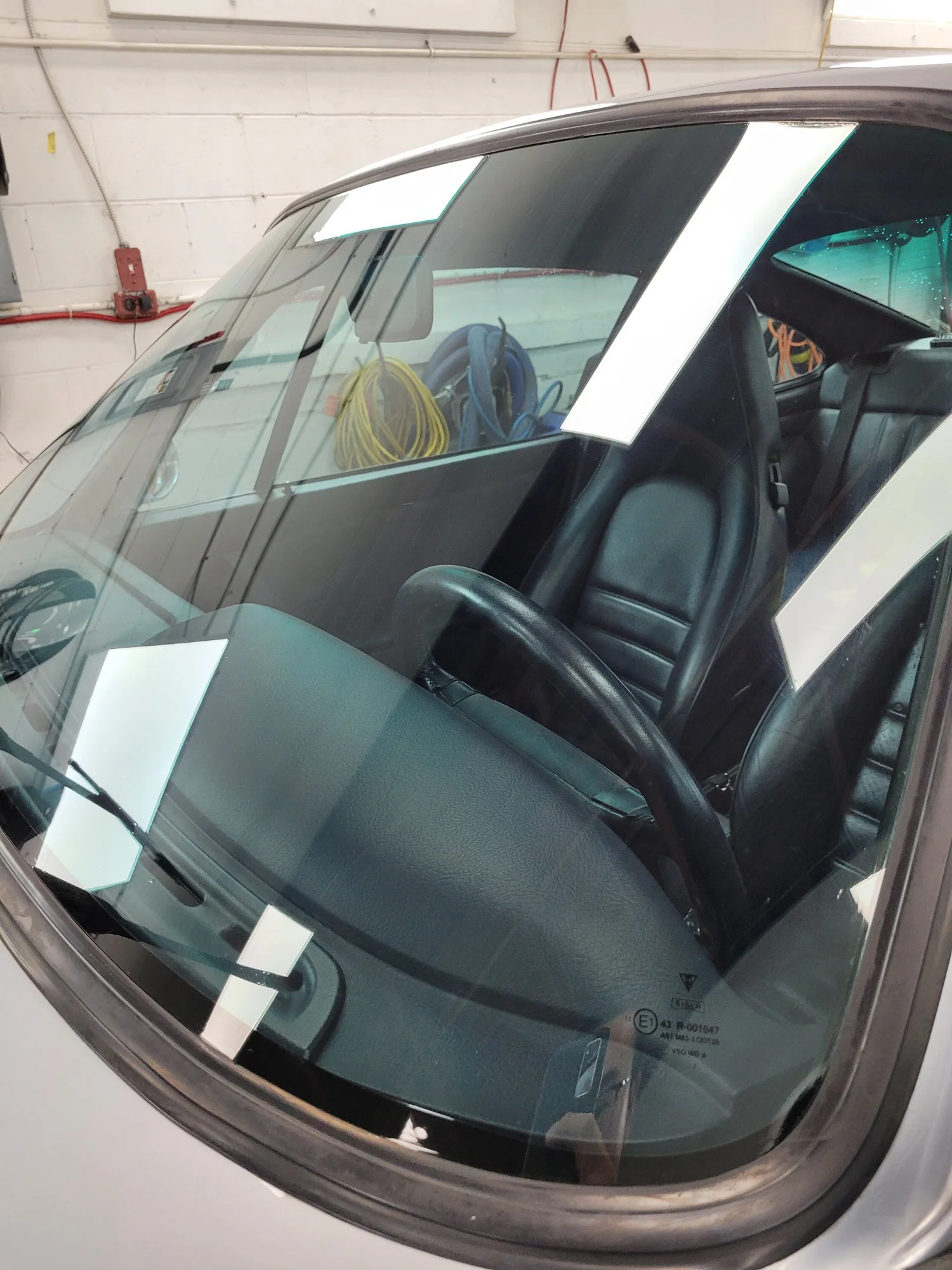 XPEL windshield protection film installation