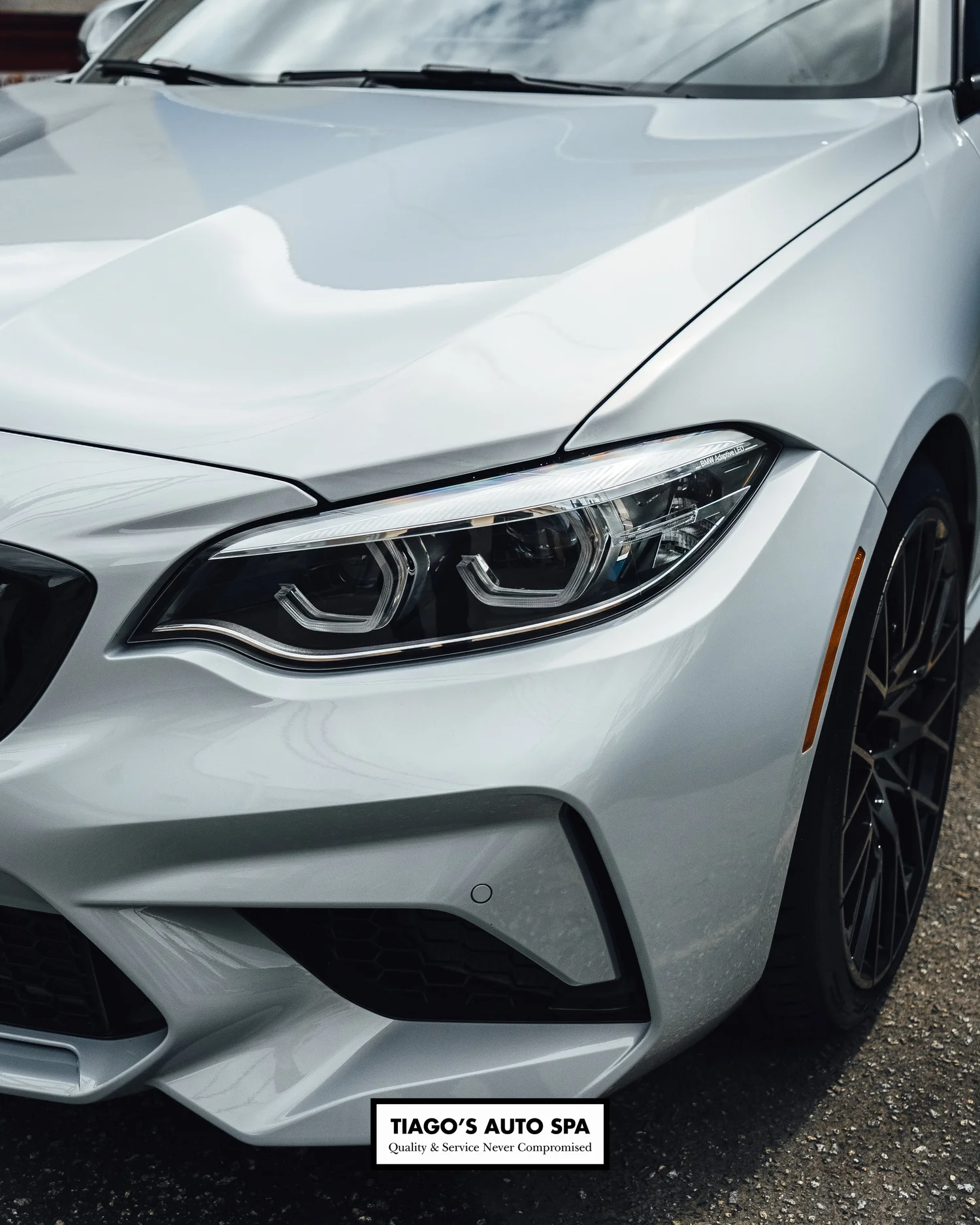 BMW M2 front end paint protection film