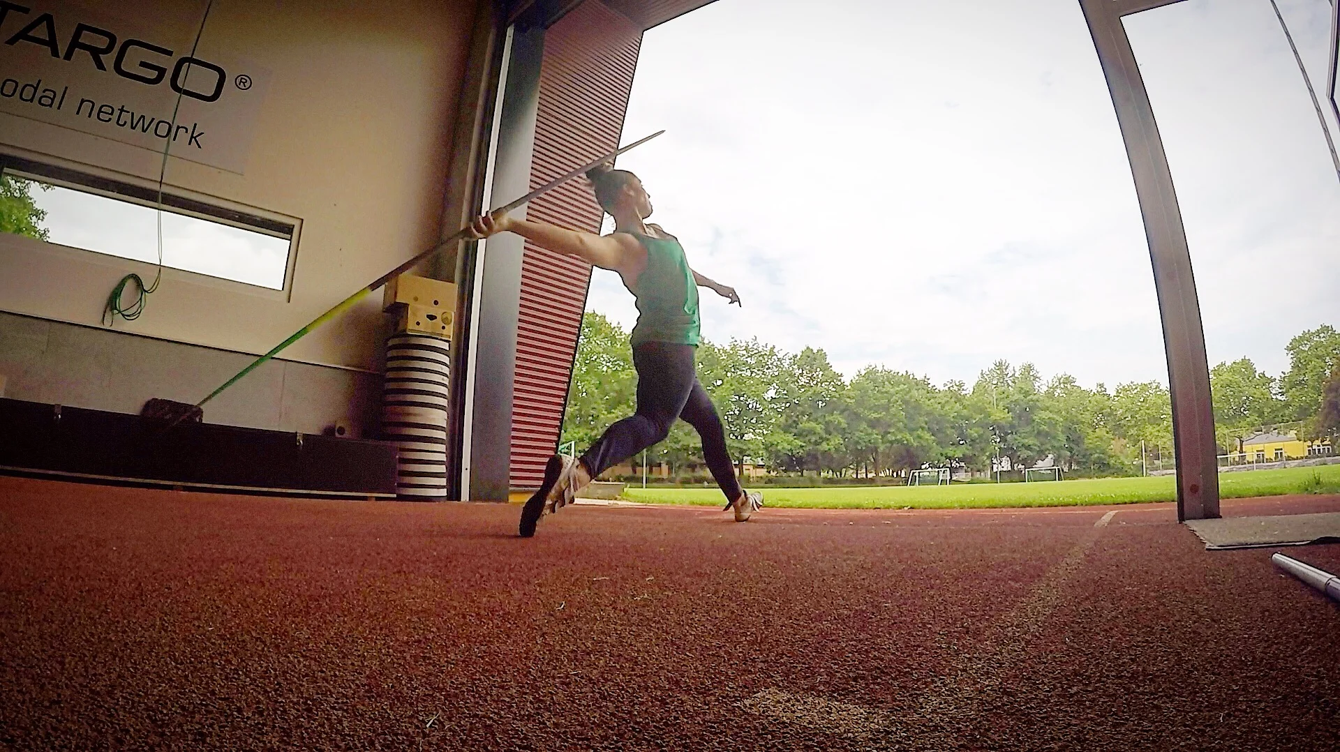 Last throwing session before this weekend's season opener!