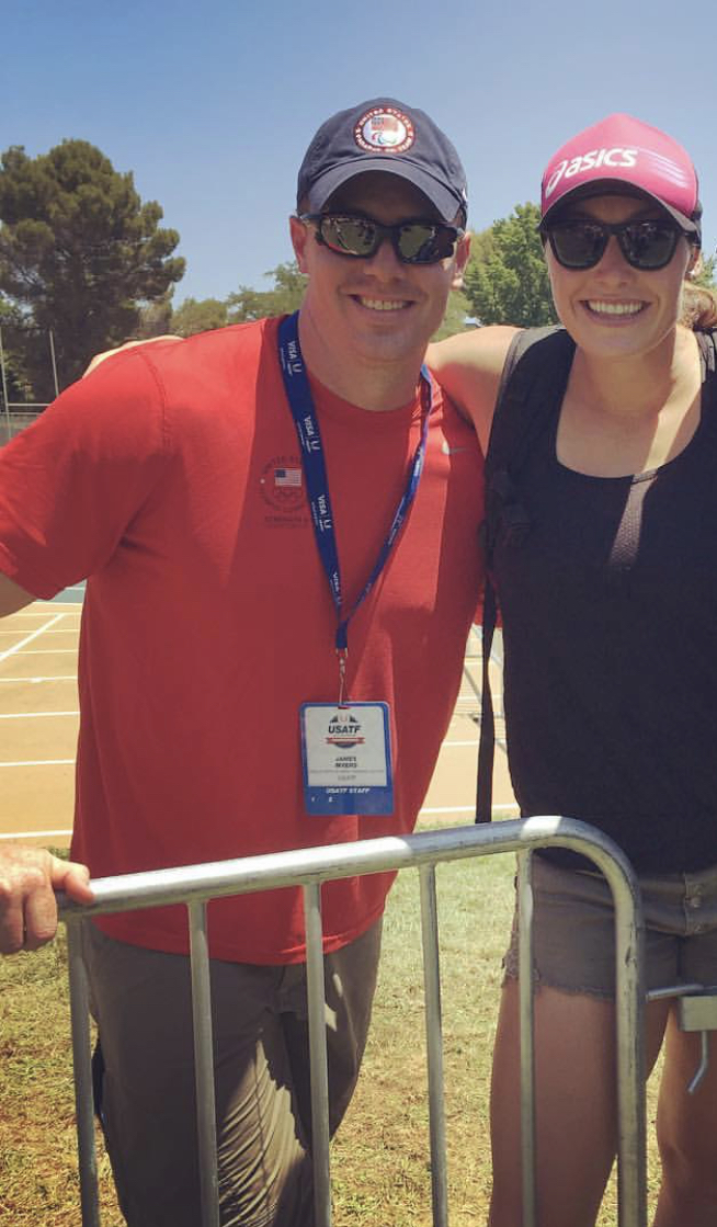 Jamie! In Sacramento in 2017. We had only worked together for 8 years at that point, ha!