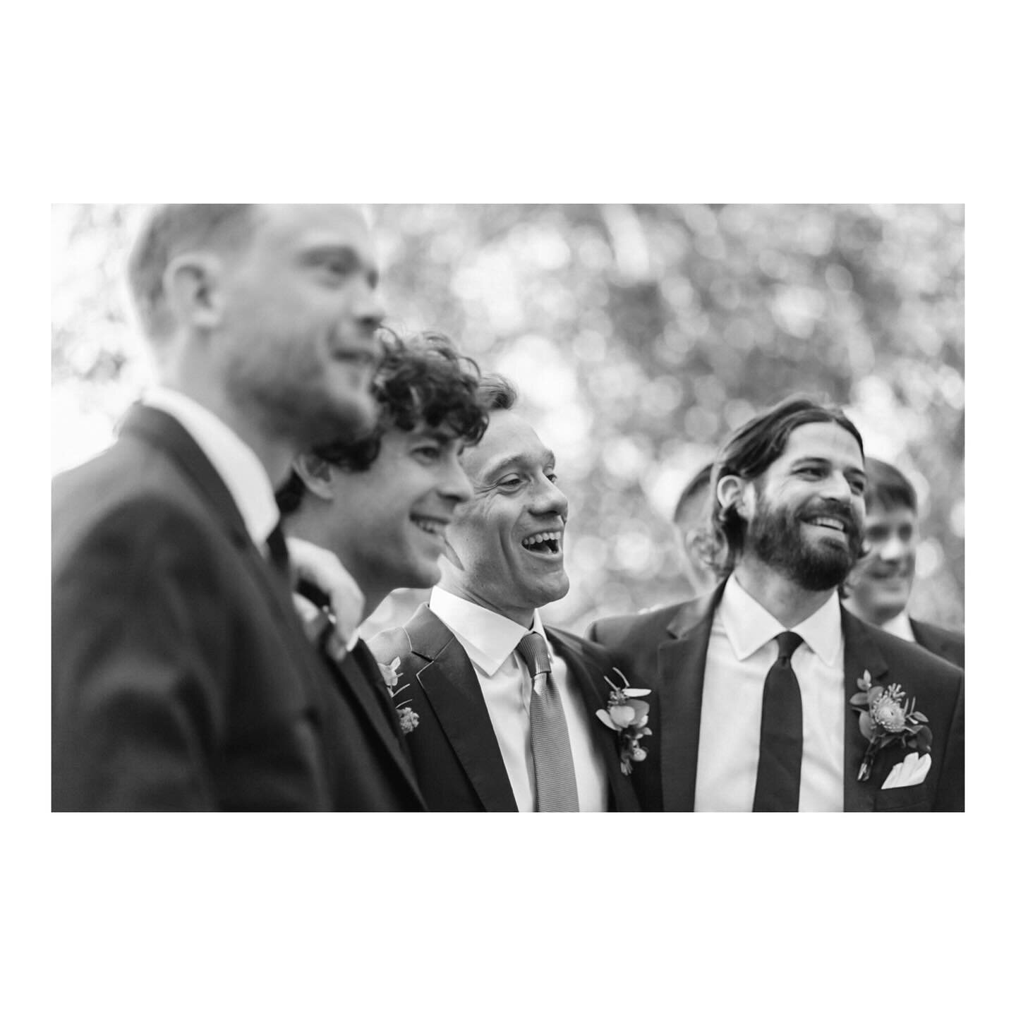 What is a wedding? A day filled with unadulterated laughter.