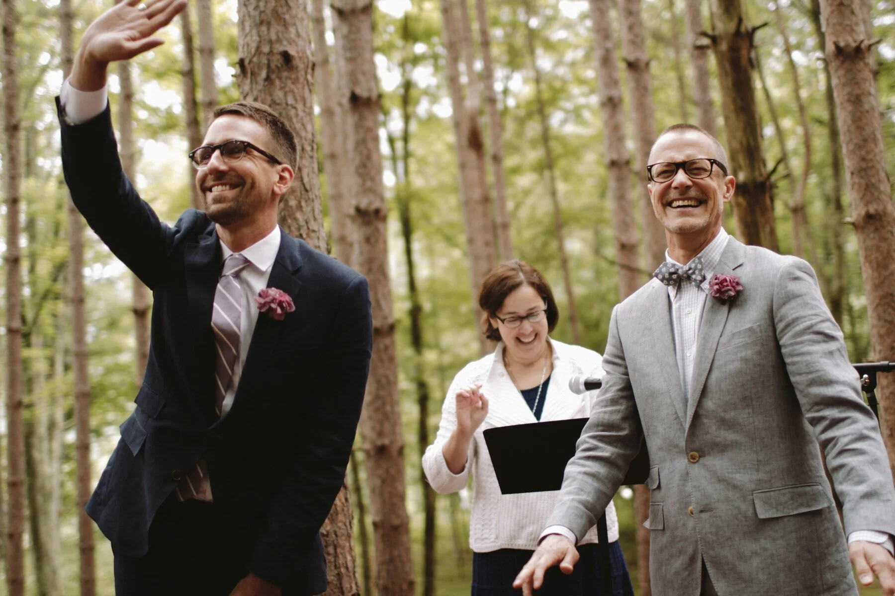 LGBTQ Wedding Ceremony at Roxbury Barn and Estate