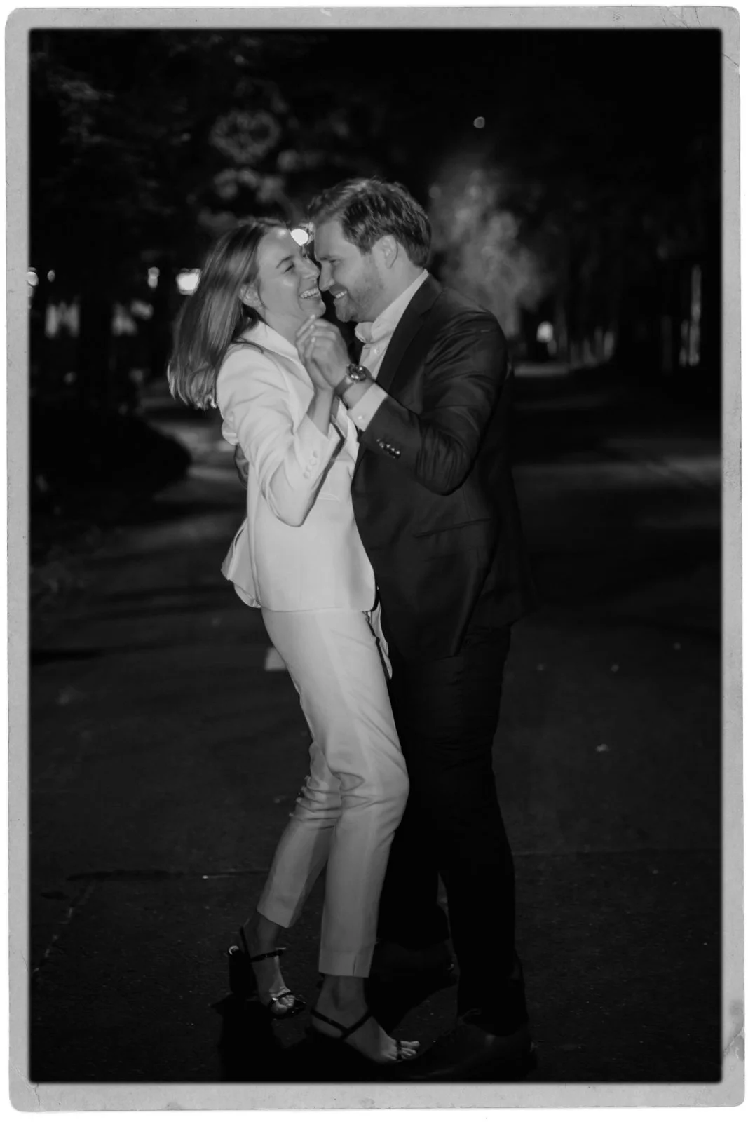 Couple eloping in The West Village, NYC