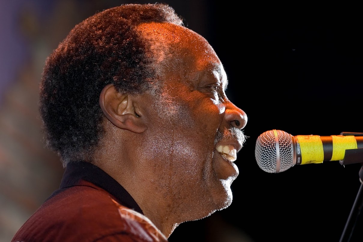 Clyde Stubblefield in 2005. Photo by mtphrames on Flickr .