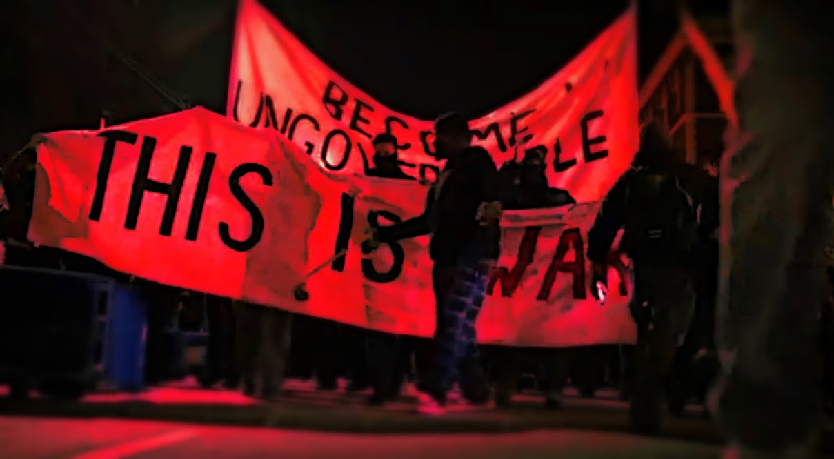 Protests against Milo Yiannopolous' appearance at University of California Berkeley. Photo by Pietro Piupparco on Flickr .