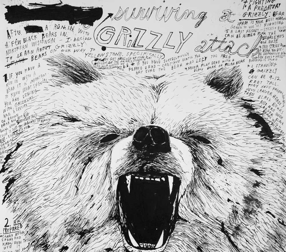 Detail from Colin Matthes' "Essential Knowledge" series, currently on display at MMOCA as part of the Wisconsin Triennial.