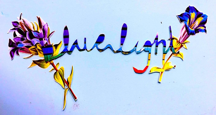 Bluelight poster by Mollie Martin.