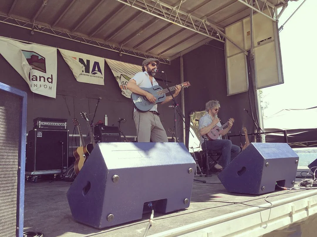 Madison duo Mal-O-Dua, playing at last year's Waterfront Festival. The proposed 2018 city of Madison budget would make additional grant funding available for festivals and similar events.
