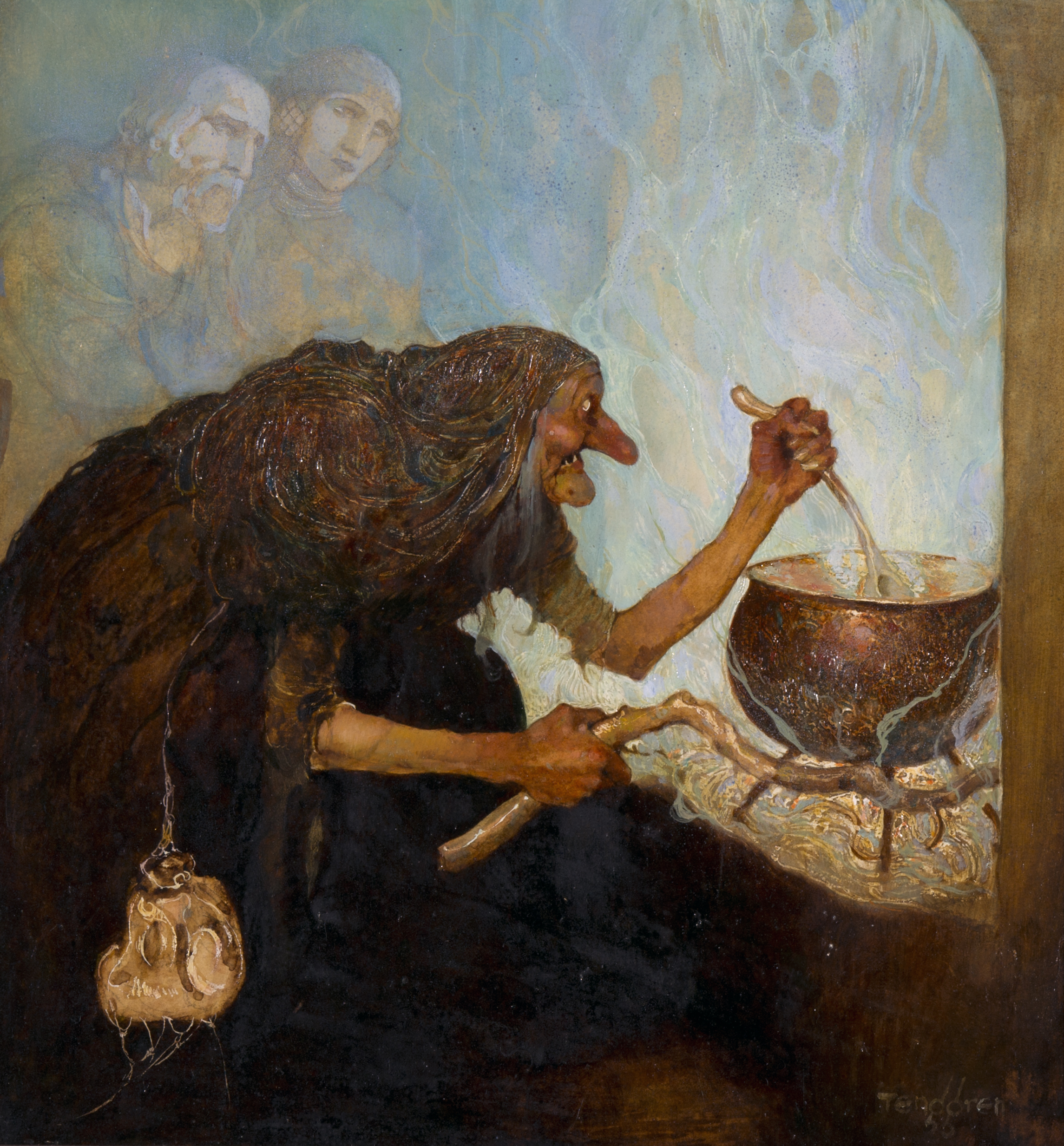 Gustaf Tenggren, "Kärlekens under" ("Love In")