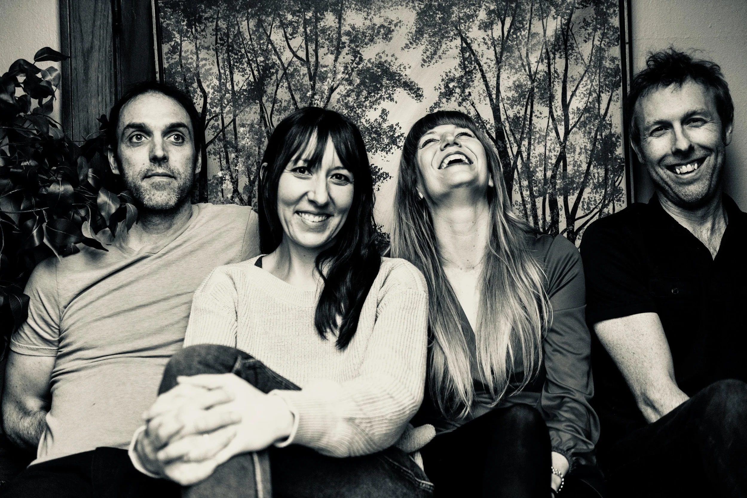 His & Her Vanities are, from left to right: Ricky Riemer, Sara Quigle, Terrin Riemer, and Matt Abplanalp. Photo by Scott Hillstrom. 