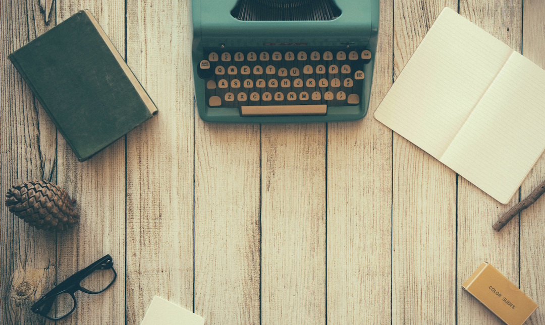 Um, you actually don't need any of these things to write for us. Especially not the pinecone. Photo by Dustin Lee via Unsplash .