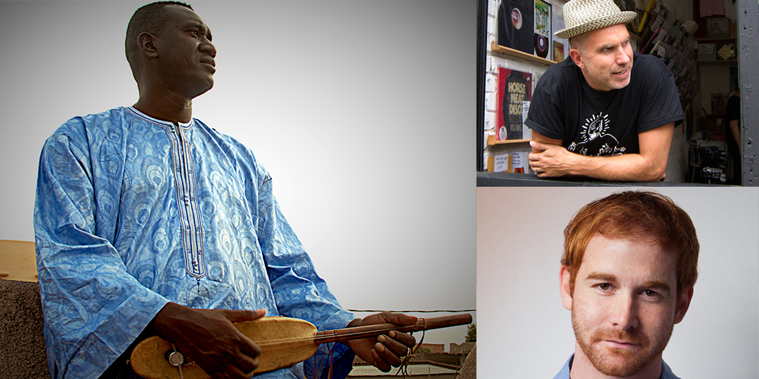 Clockwise from left: Bassekou Kouyate And Ngoni Ba play August 15 and 16 at Central Park; Luke Solomon DJs August 14 at the Cardinal Bar; and Andrew Santino plays August 13 through 15 at the Comedy Club on State.