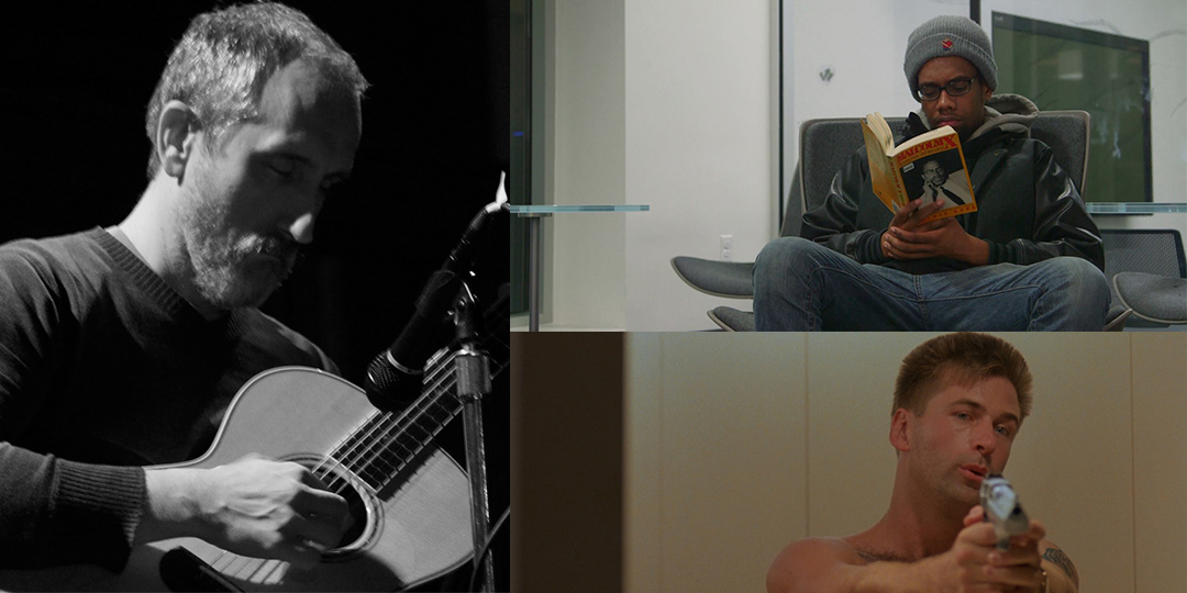 Clockwise from left: Chuck Johnson plays July 7 at Mickey's Tavern; CRASHprez plays July 4 at The Frequency; "Miami Blues" screens July 3 at UW Cinematheque.