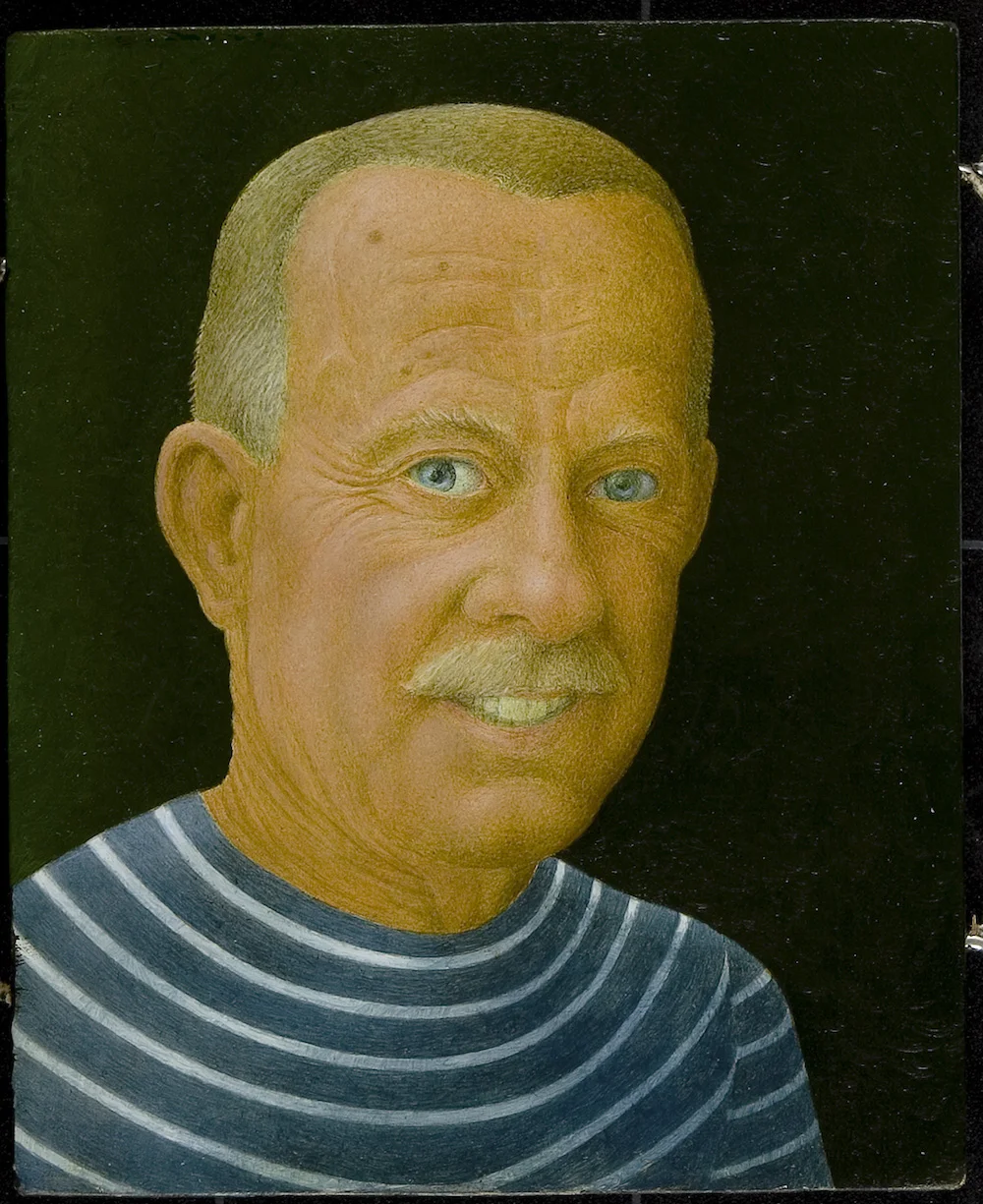 John Wilde, "Bemused & Befuddled," 1990. Image courtesy Chazen Museum of Art.