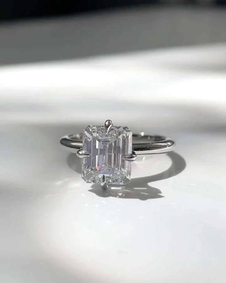 Congratulations Julia &amp; Ben! It was a gift to revive your heirloom diamond, in a favorite new design, for a wonderful couple.

@juliarosenelson 💗 @bencmcmanus