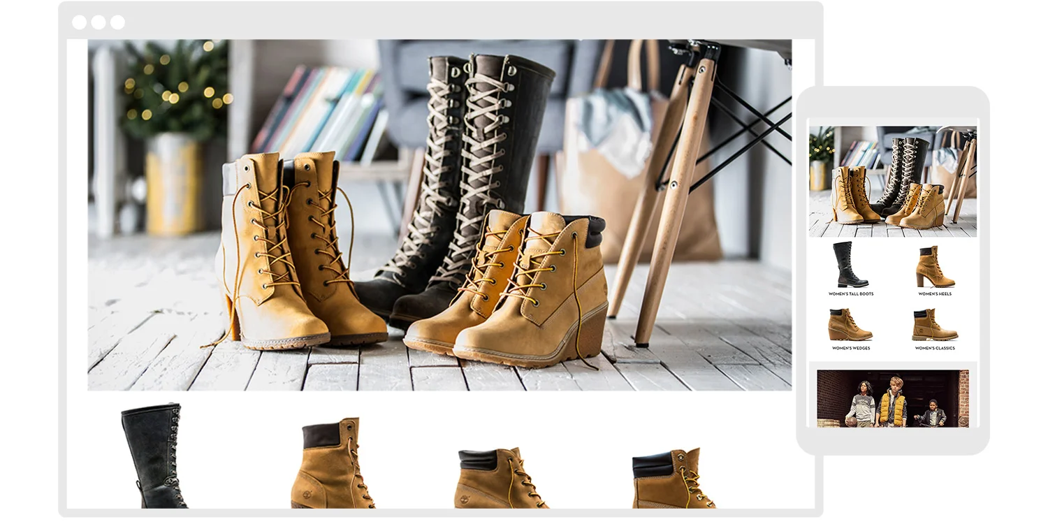  The women’s storytelling highlights the most feminine classic Timberland footwear offering at DSW–tall boots, heels and wedges–in classic heritage leathers. The set included a soft chair, soft leather women’s bag with a scarf peaking out and twinkli