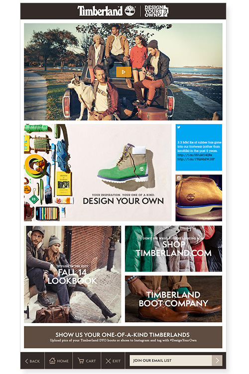 Brand, Shopping and Social Engagement Opportunities