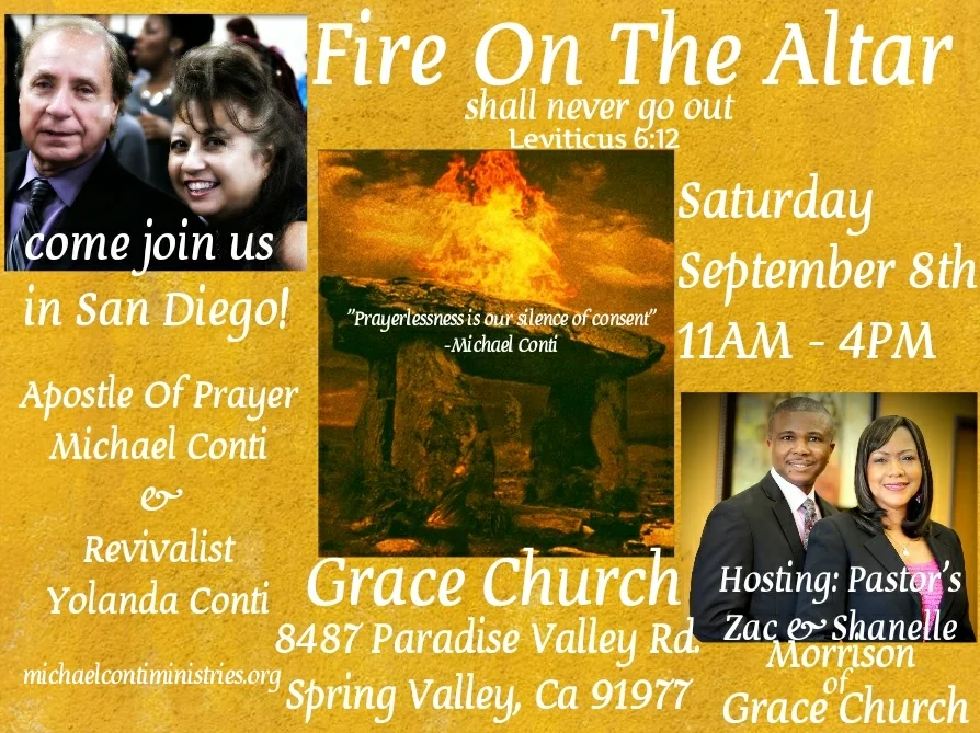 Join us in San Diego for Fire on the Altar