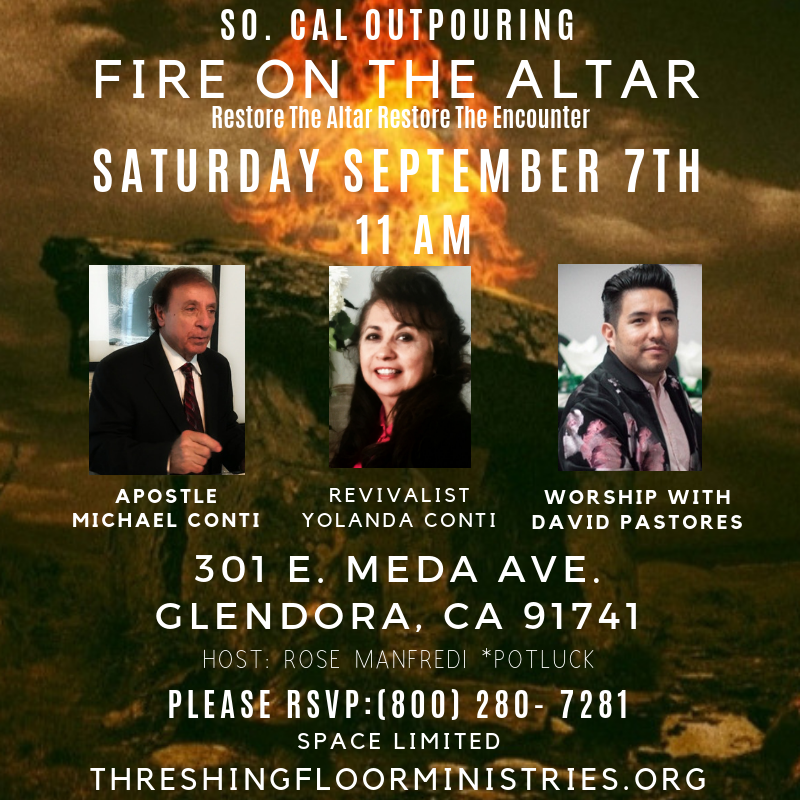 SO. CALIFORNIA OUTPOURING - FIRE ON THE ALTAR 