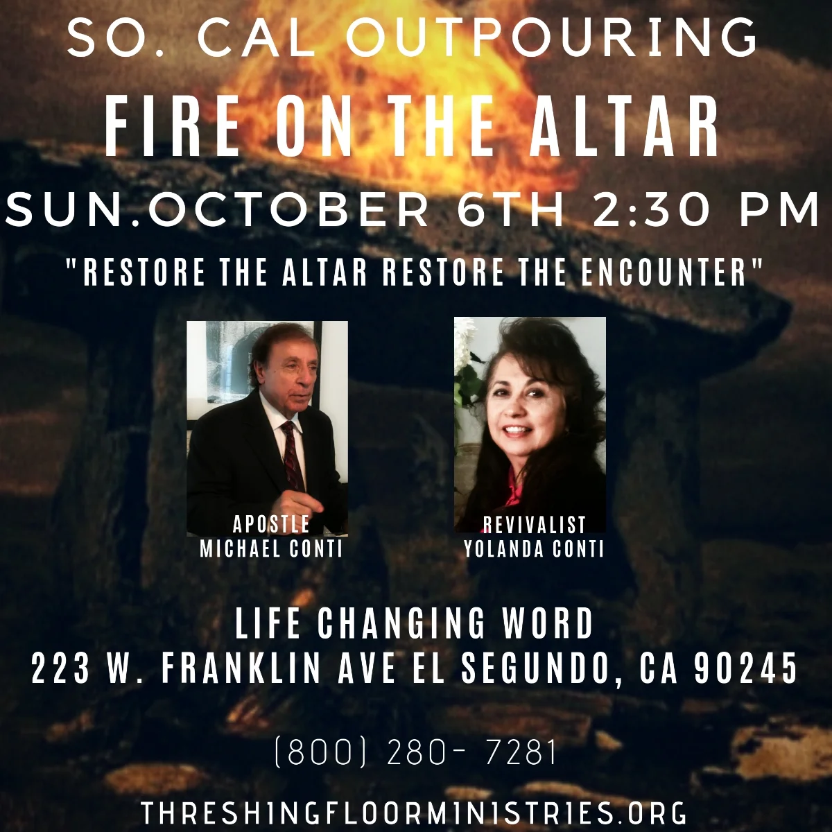 SO. CALIFORNIA OUTPOURING - FIRE ON THE ALTAR 