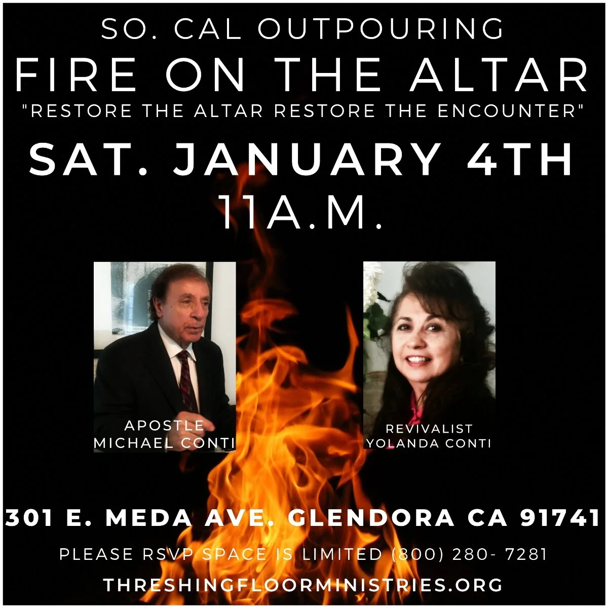 SO. CALIFORNIA OUTPOURING - FIRE ON THE ALTAR 