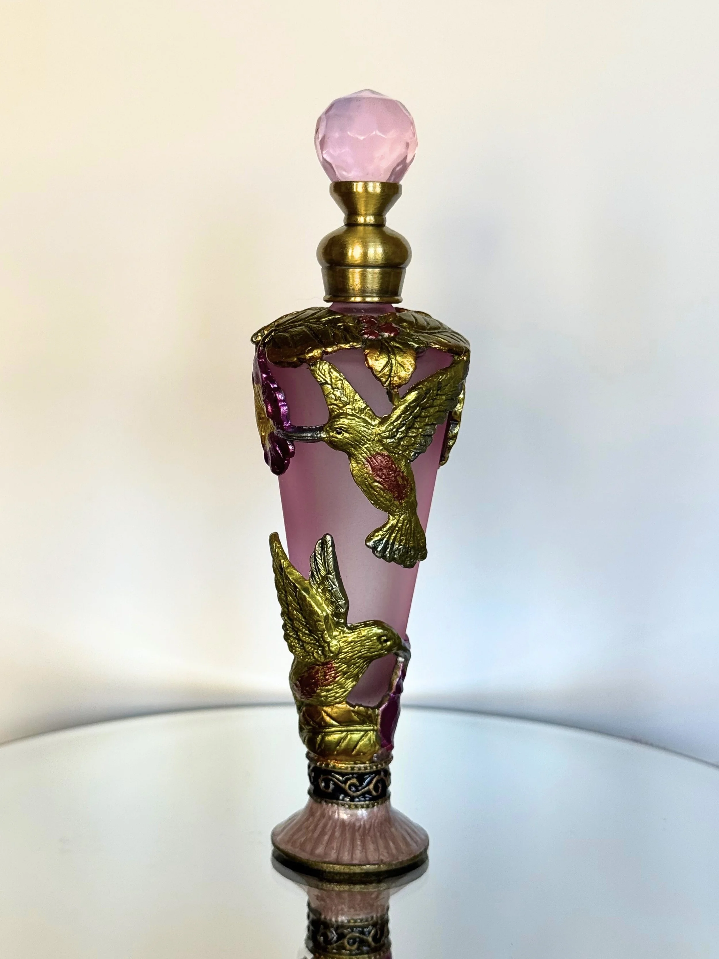 Light Purple Hummingbird Vintage Bottle.jpeg