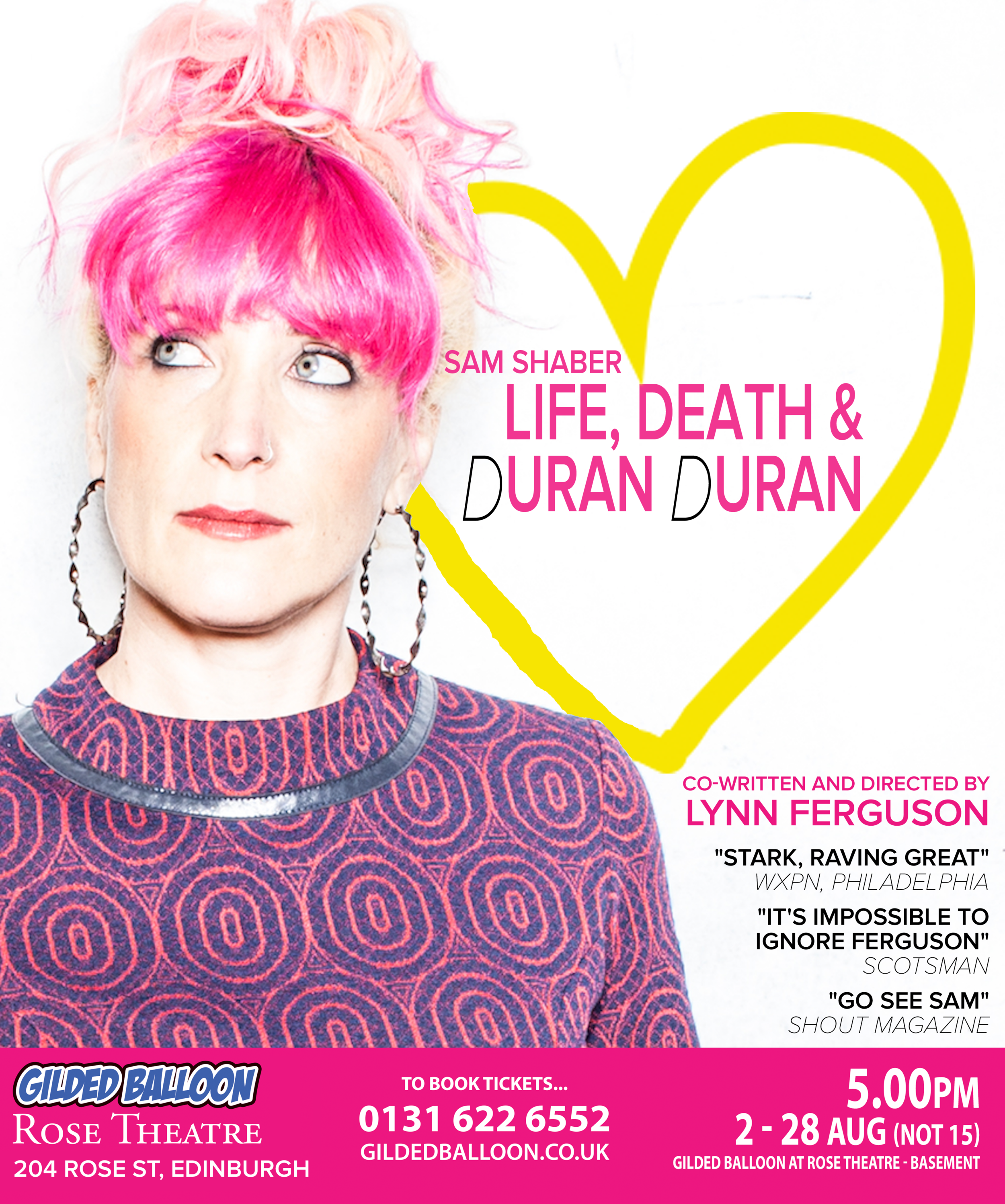 Sam Shaber: Life, Death & Duran Duran in Edinburgh!