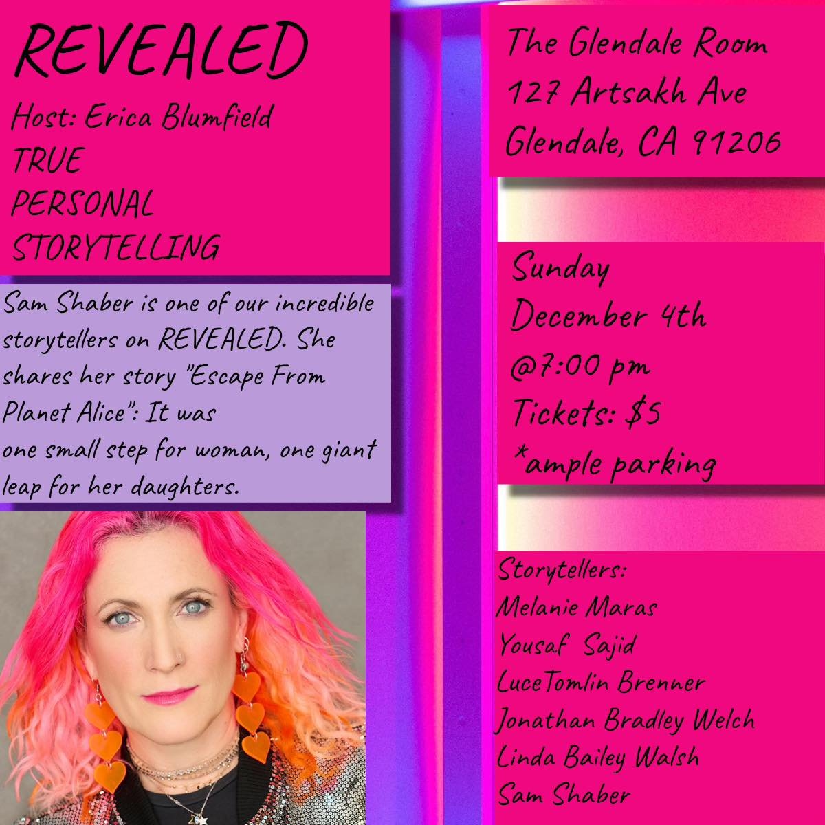 LIVE this Sunday, Dec 4