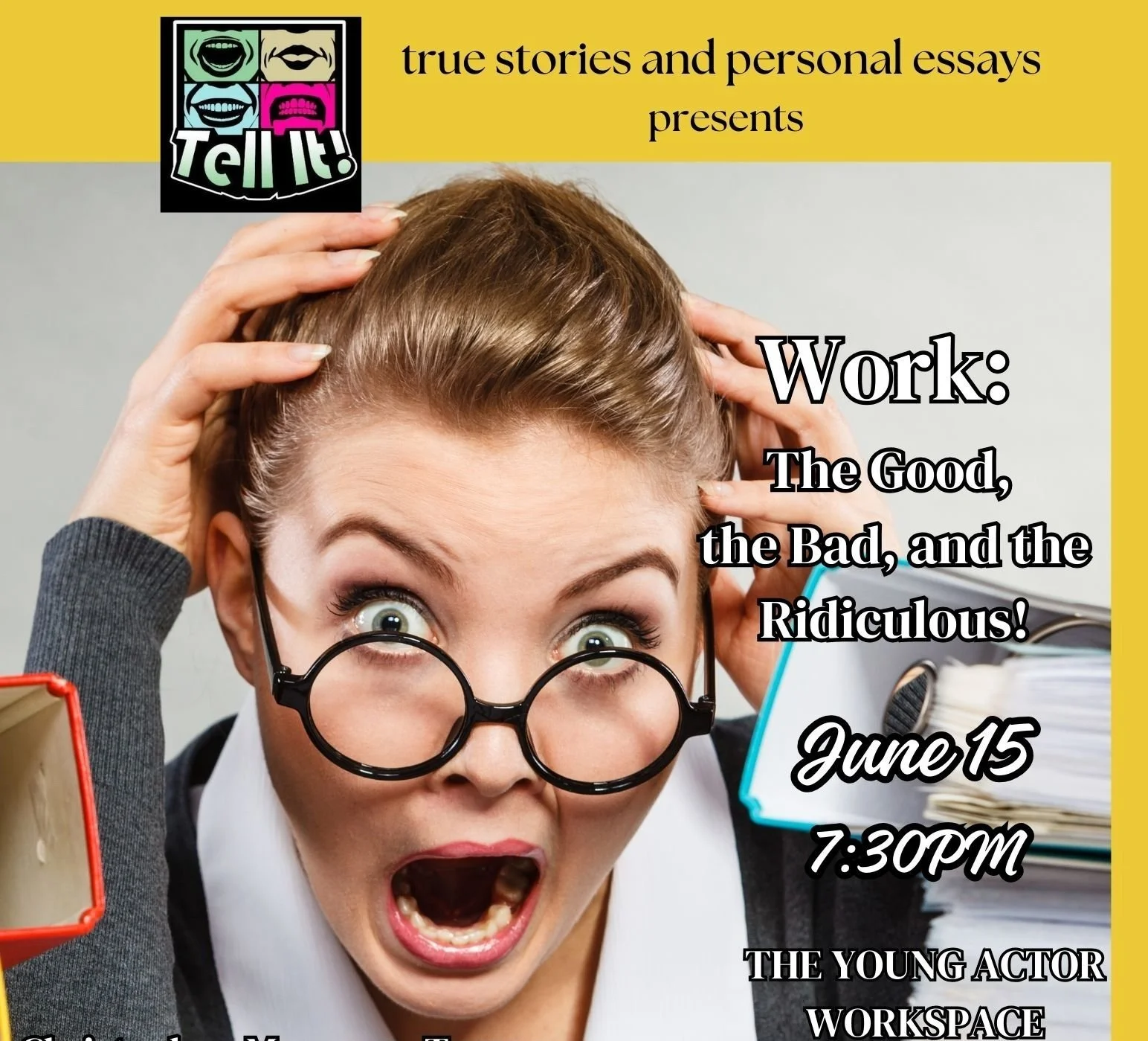 See Sam storytelling live in LA June 15