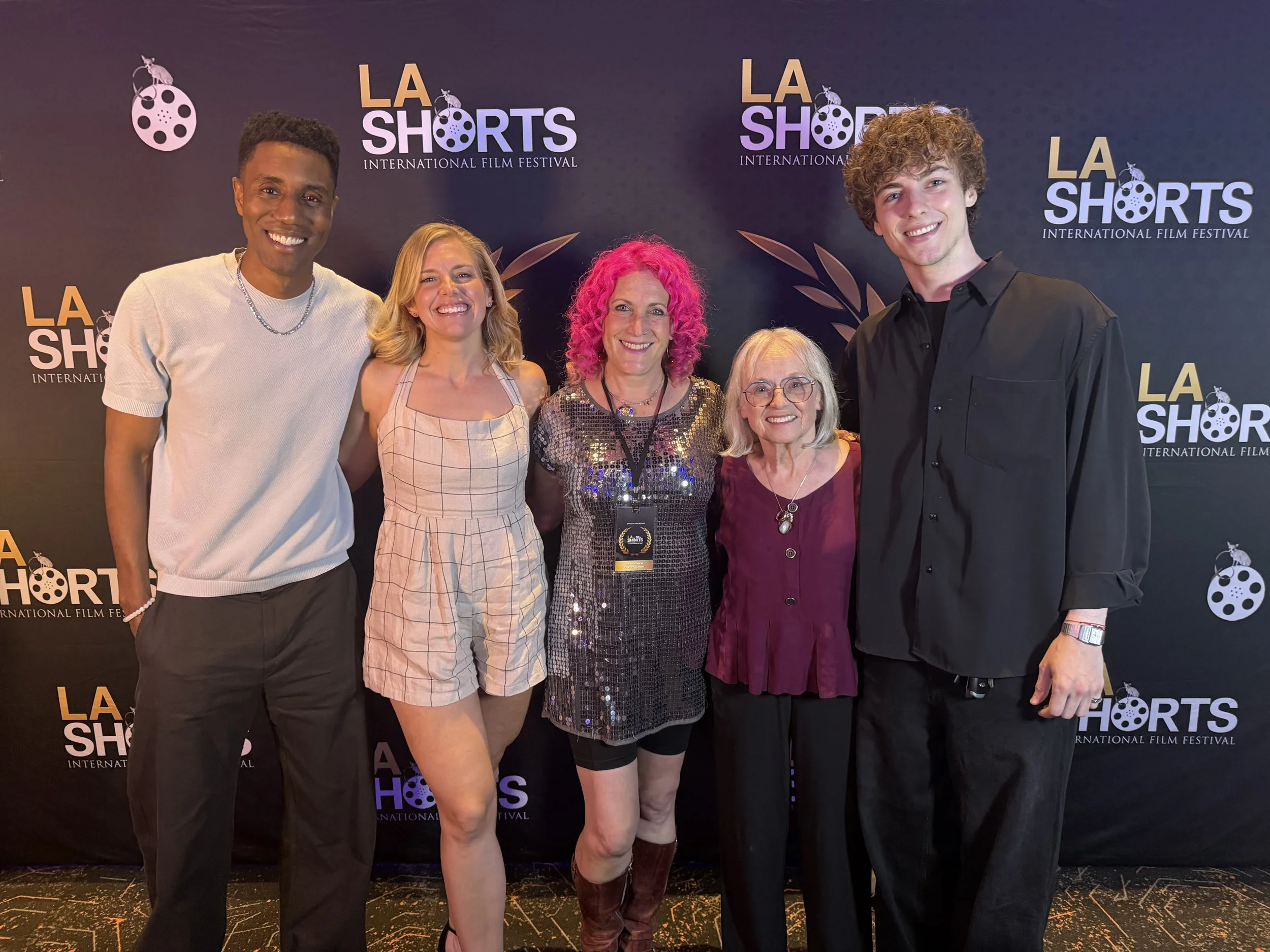 Celebrating at LA Shorts Fest