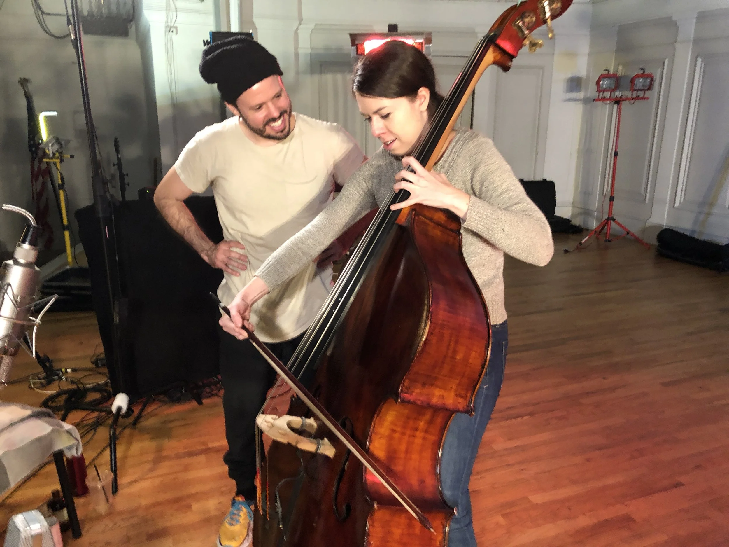 Tessa Lark and Michael Thurber 'warm up' at Academy of Arts and Letter