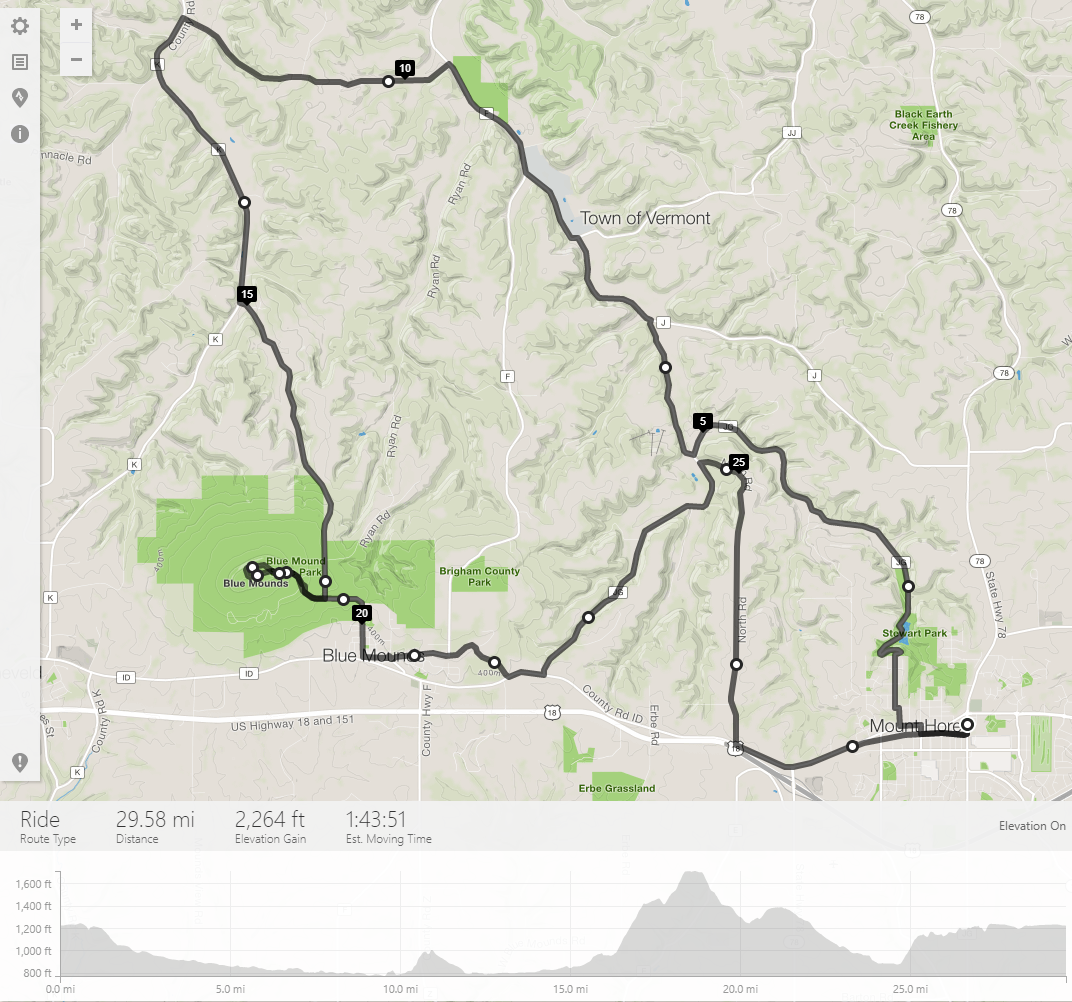 June 23rd Hill Ride (to the top of the Mound!)