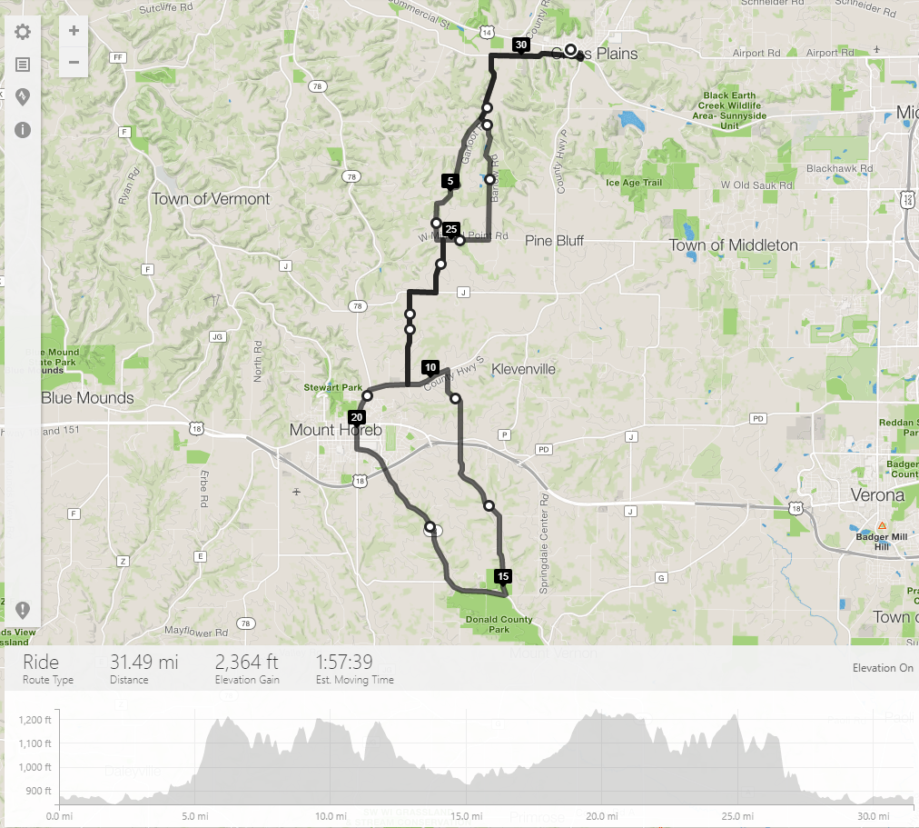 July 7th Hill Ride