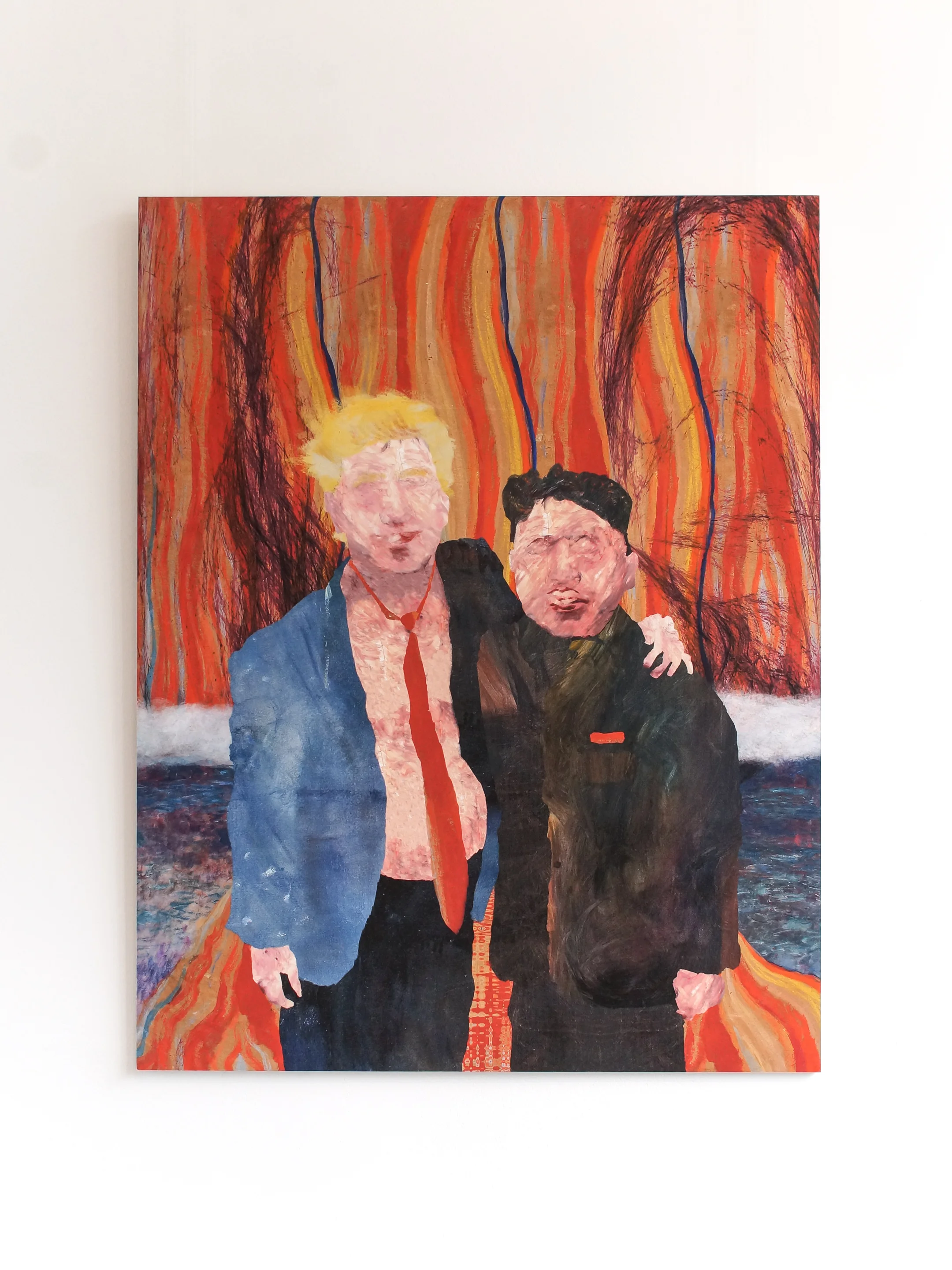 A Study of Poor Images (2017) Digital Collage of images from the internet * Contains samples of <Scream>, <Self-Portrait in Hell>, <Starry Night> by Edward Munch, <The Water Lily Pond in the Evening>, <Waterloo Bridge, London, at Sunset> by Claude Monet, <Pin-up 1963 - for Francis Bacon> by Sam Walsh, <Innerscape 3> by Myung Sook Kim