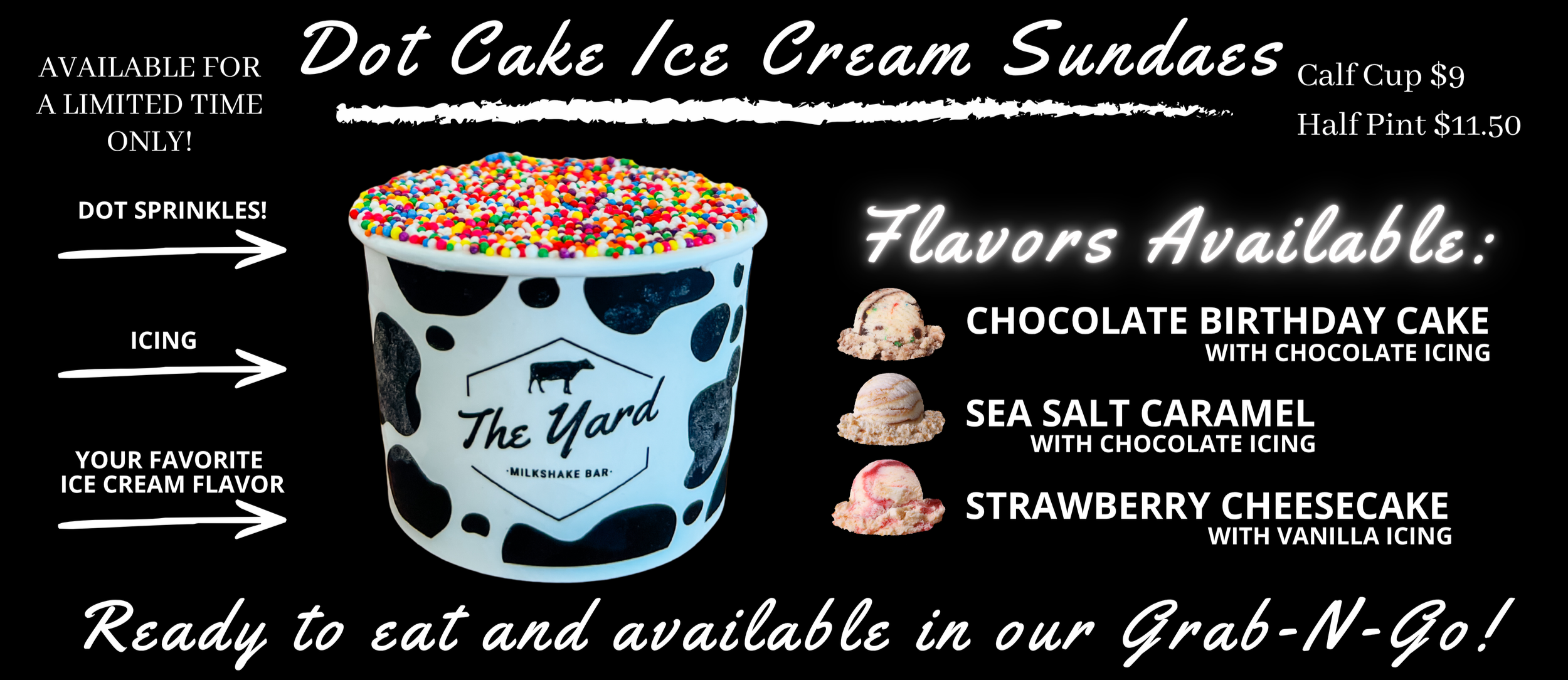 Dot Cake Ice Cream Sundaes in Denver, CO