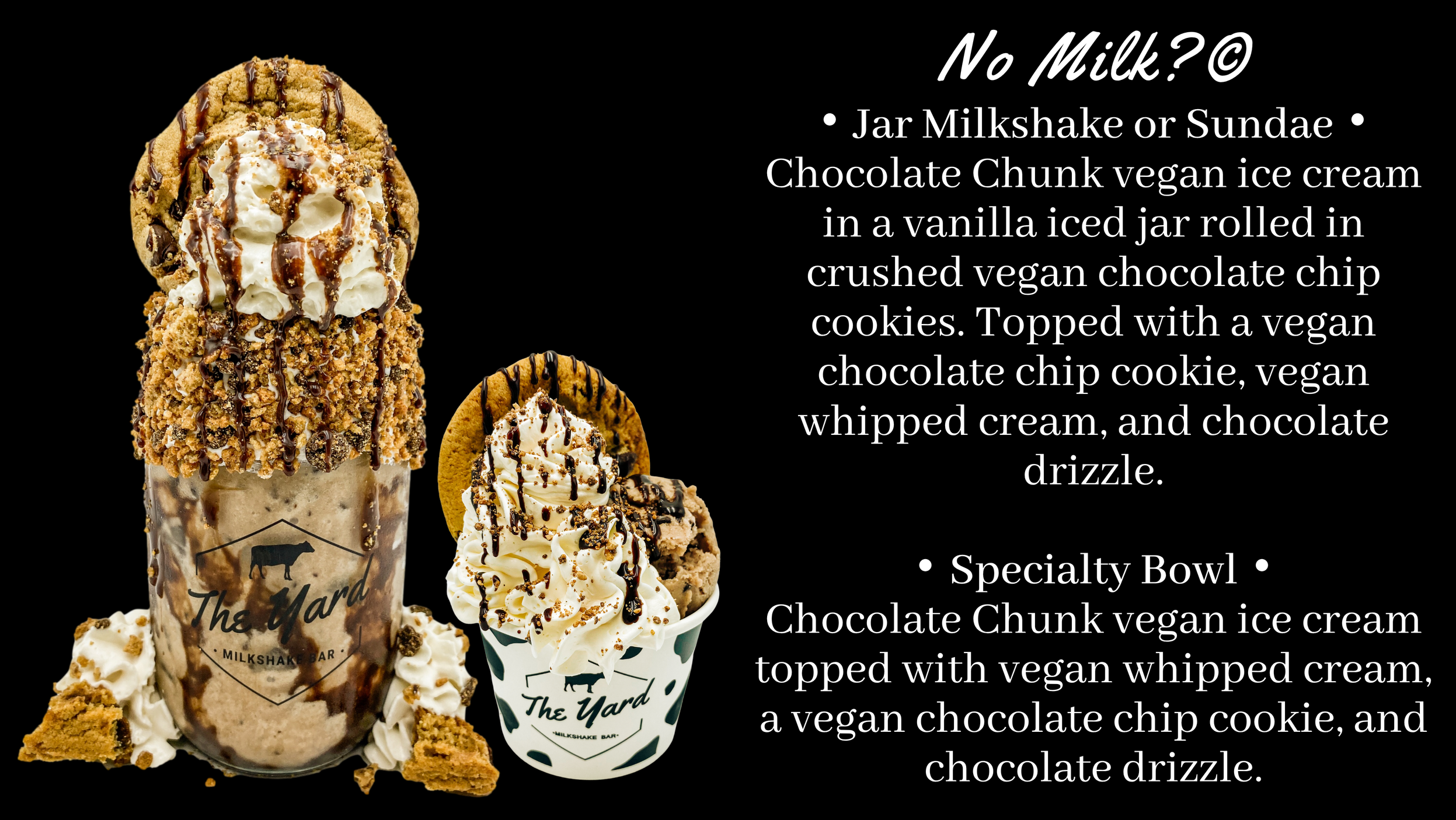 Vegan Specialty Milkshake at Georgetown, TX