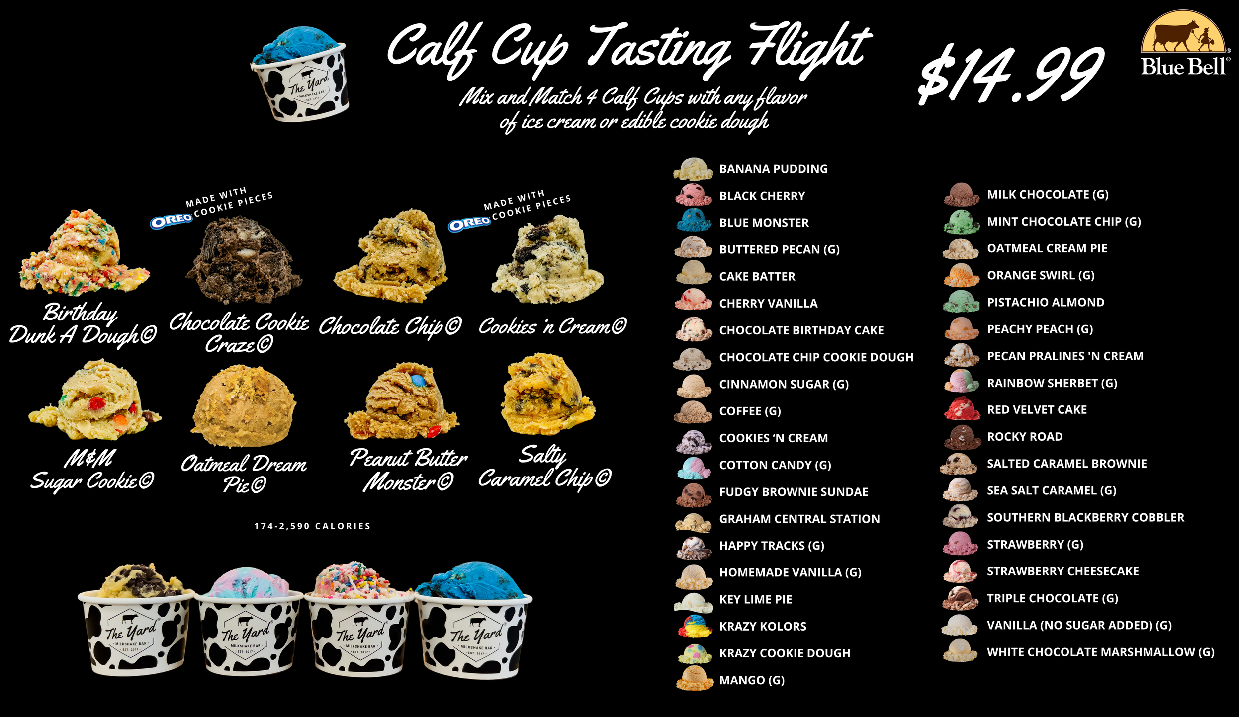 Tampa Calf Cup Tasting Flight at The Yard