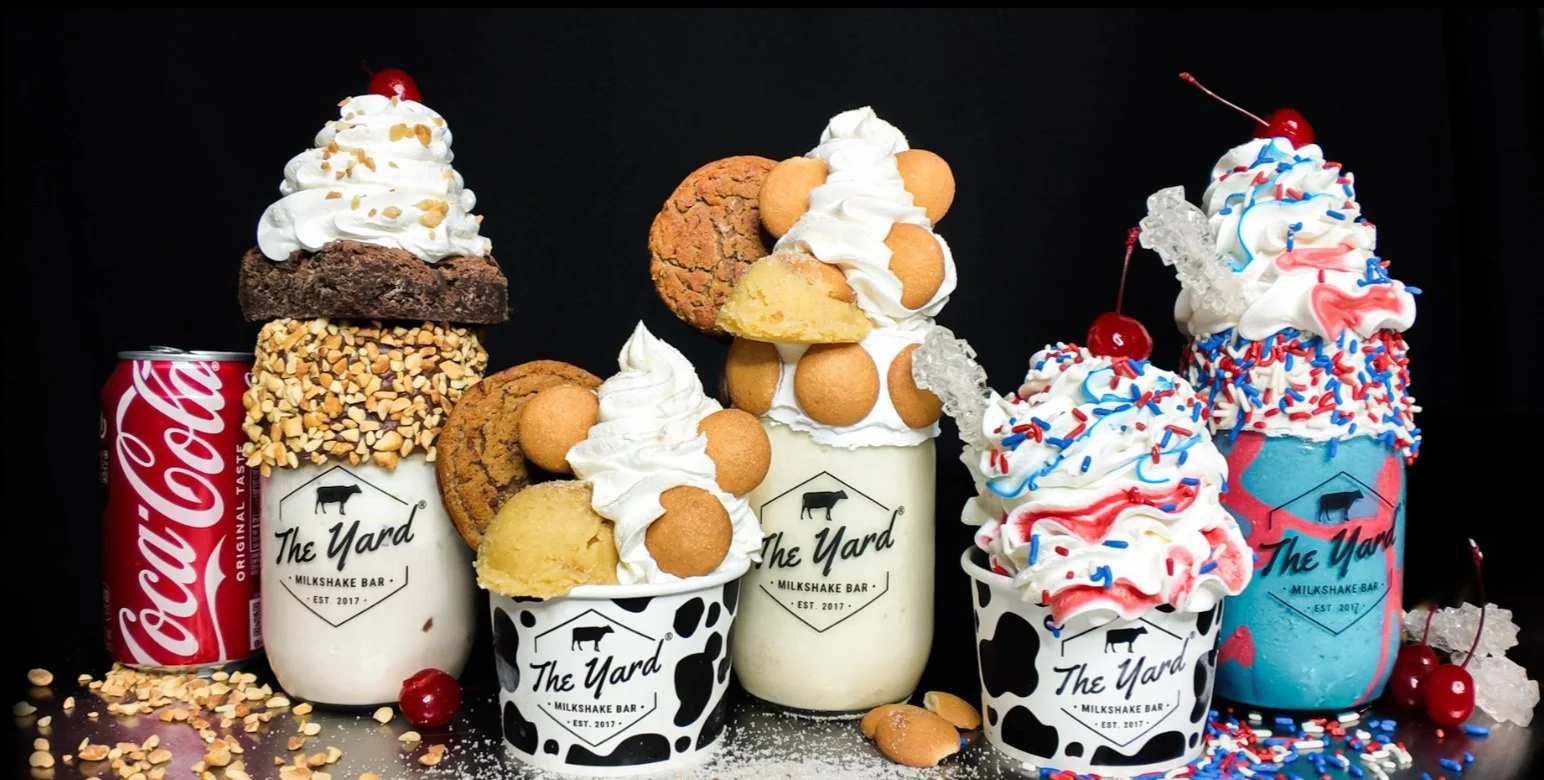 Locations & Menus — The Yard Milkshake Bar - As seen on Shark Tank