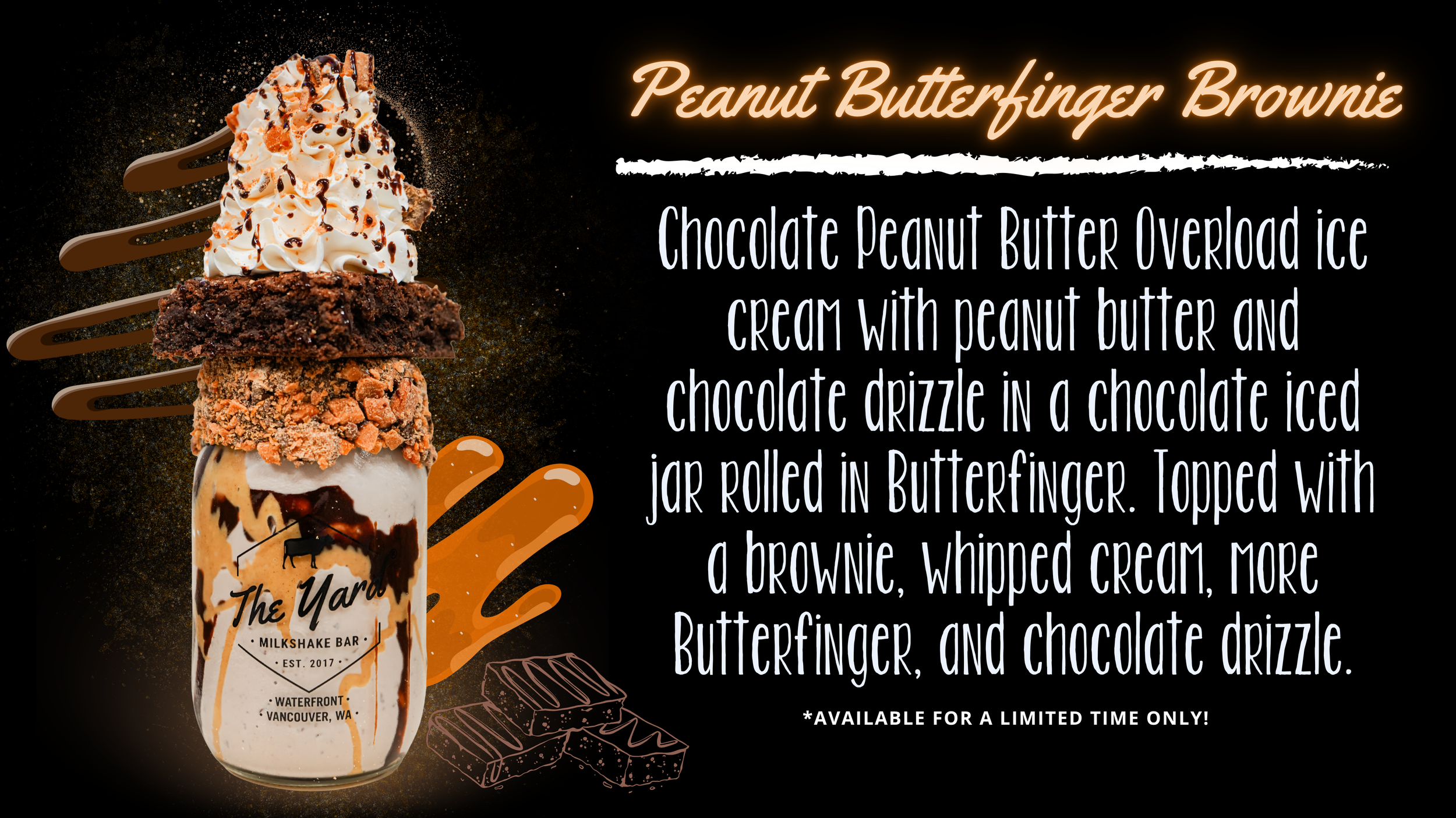 Peanut Butterfinger Brownie Shake- Vancouver