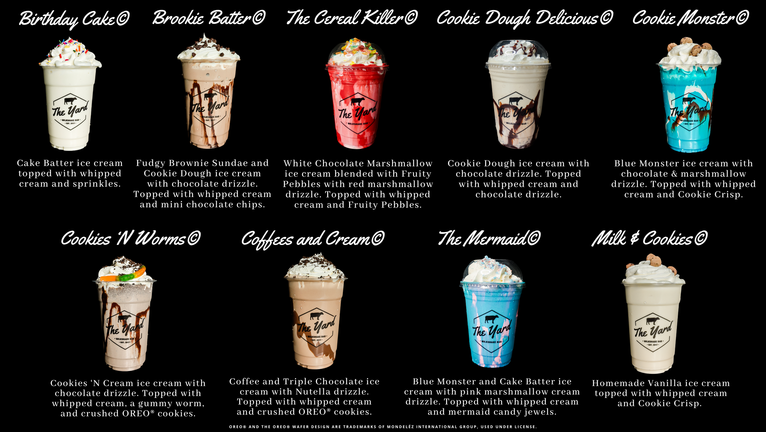 Loaded Pint Ice Cream Milkshakes