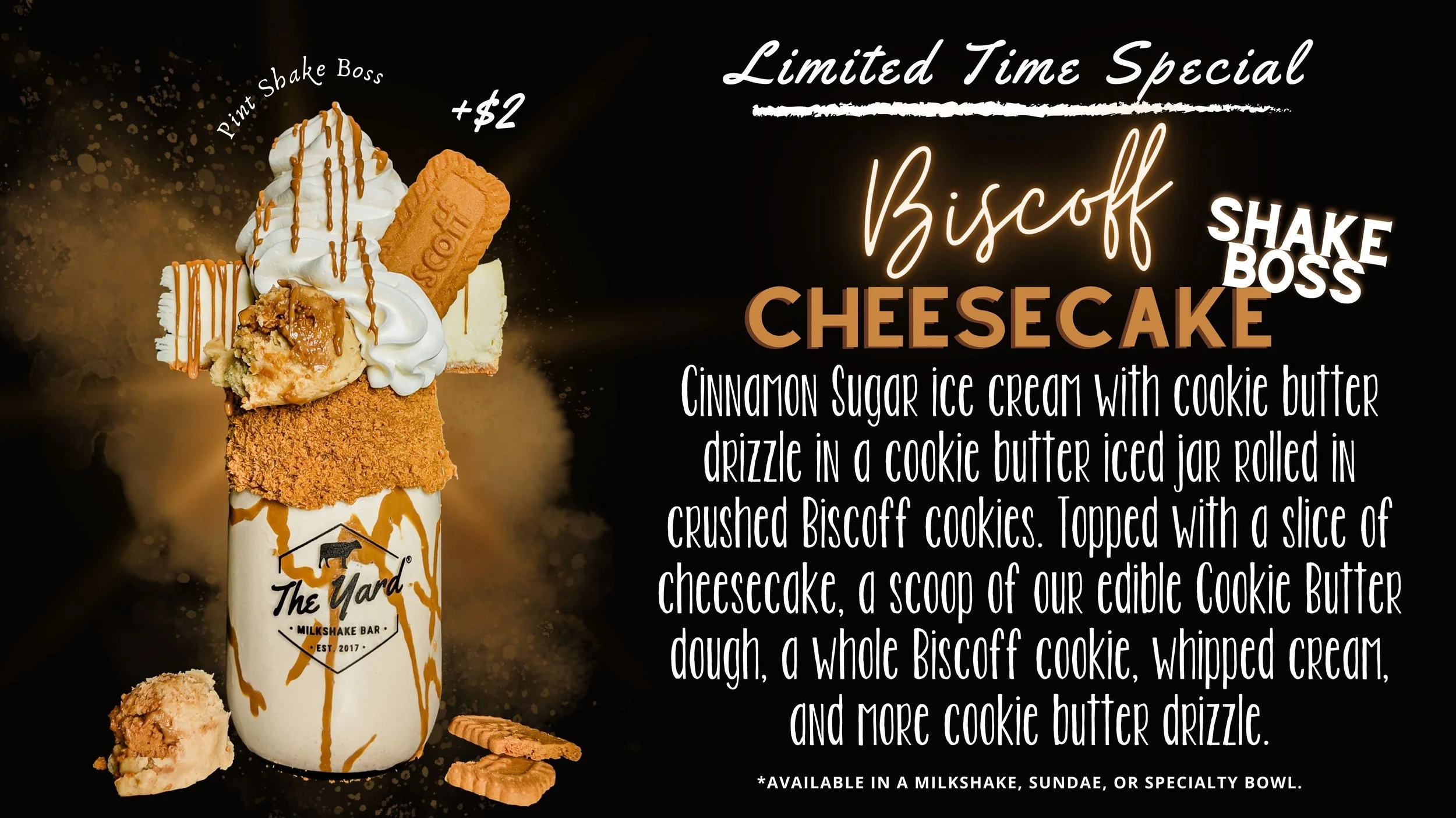 Raleigh LIMITED TIME Special: Biscoff Cheesecake