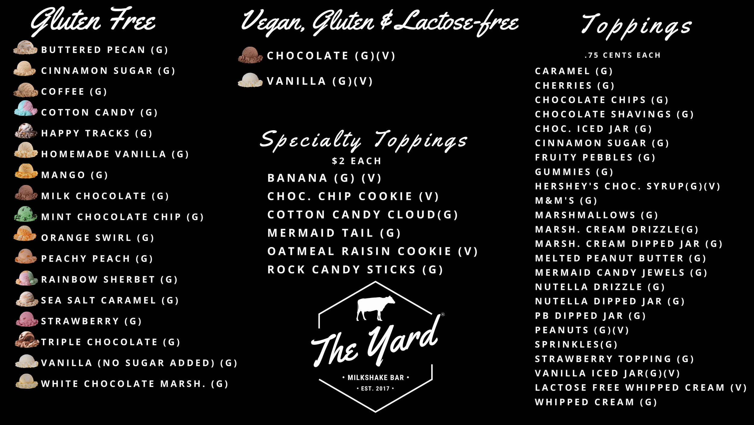 Vegan, Gluten & Lactose-free Flavors