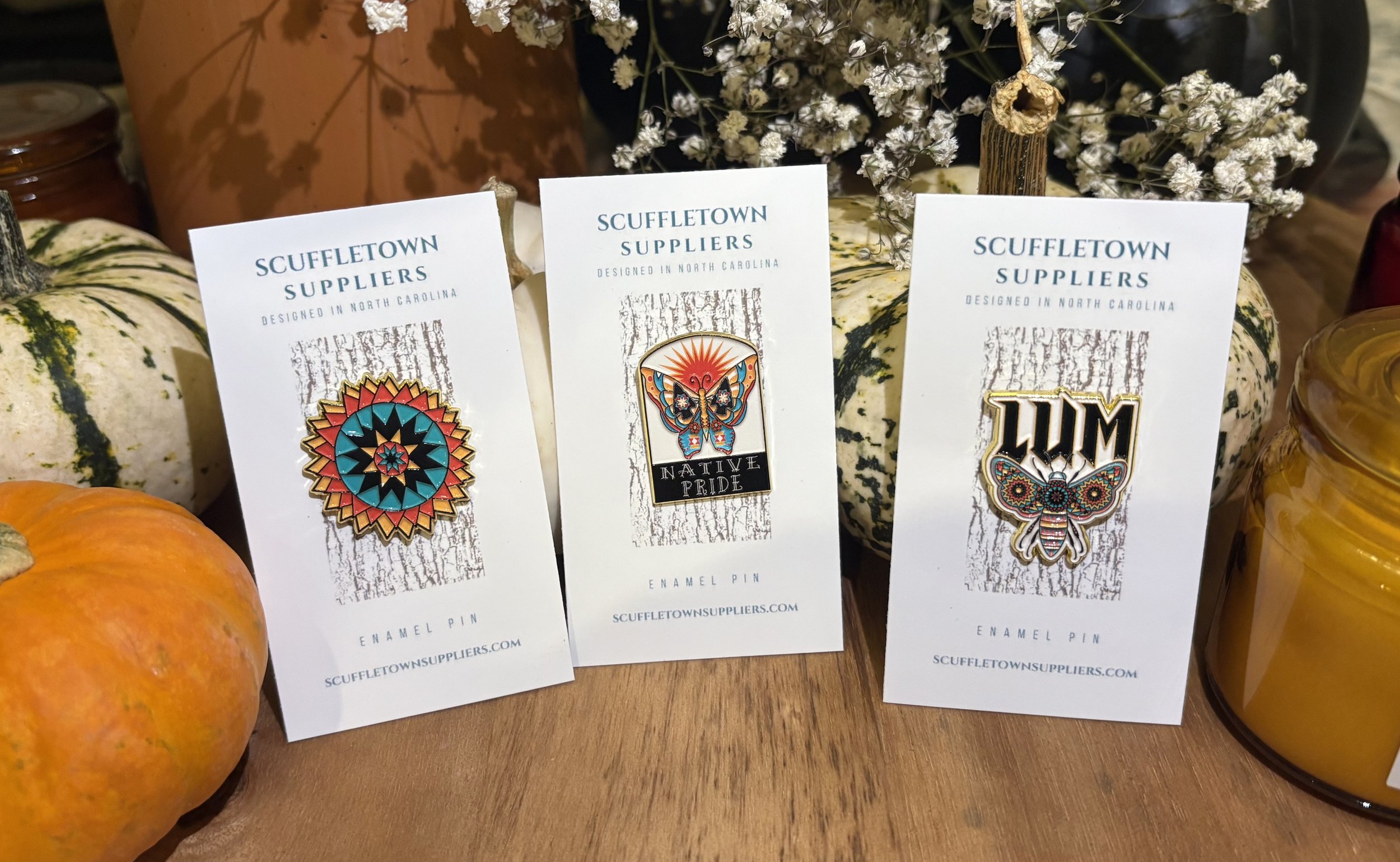 Scuffletown Suppliers Pins