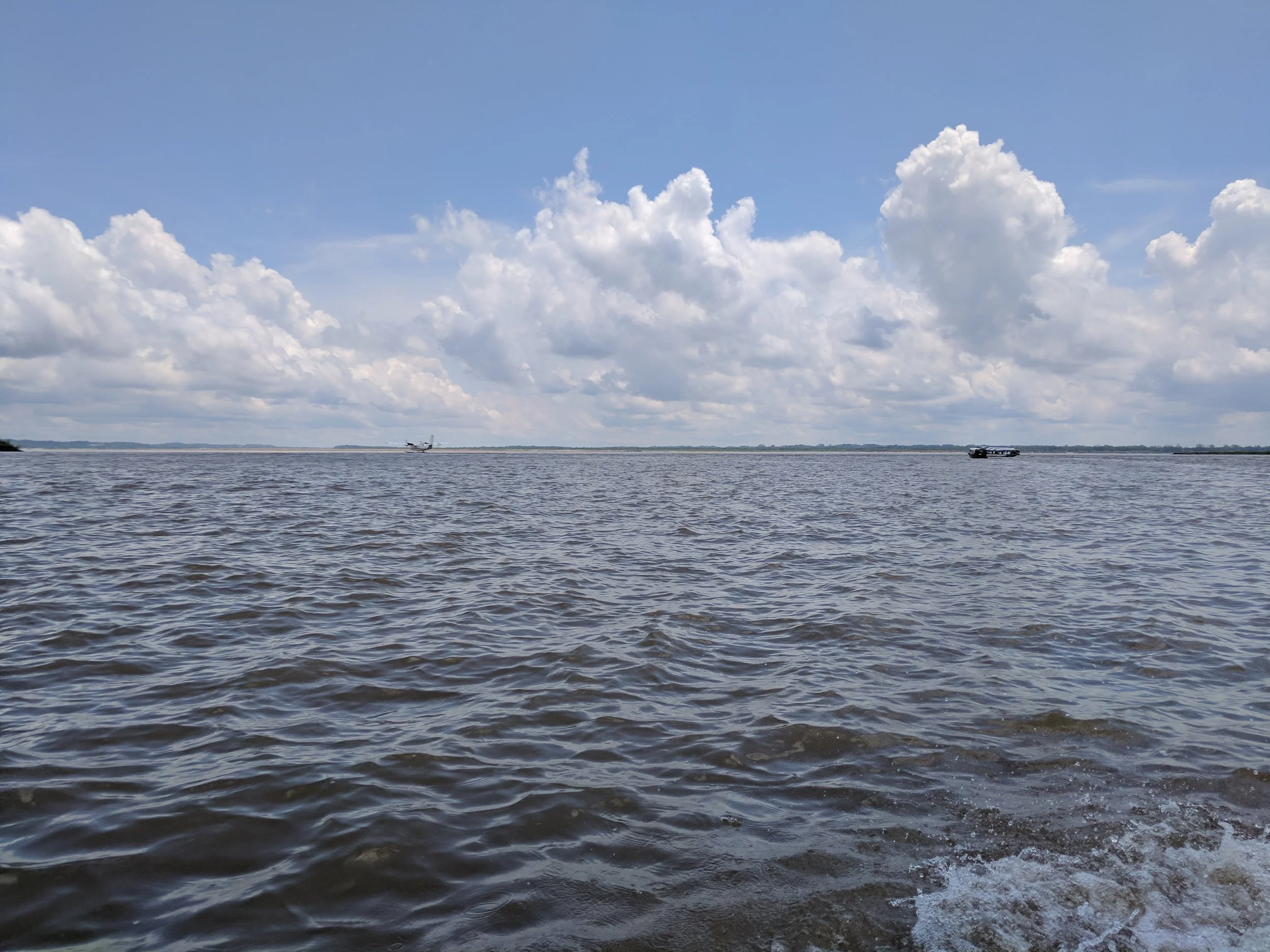 The Amazon River was ginormous!